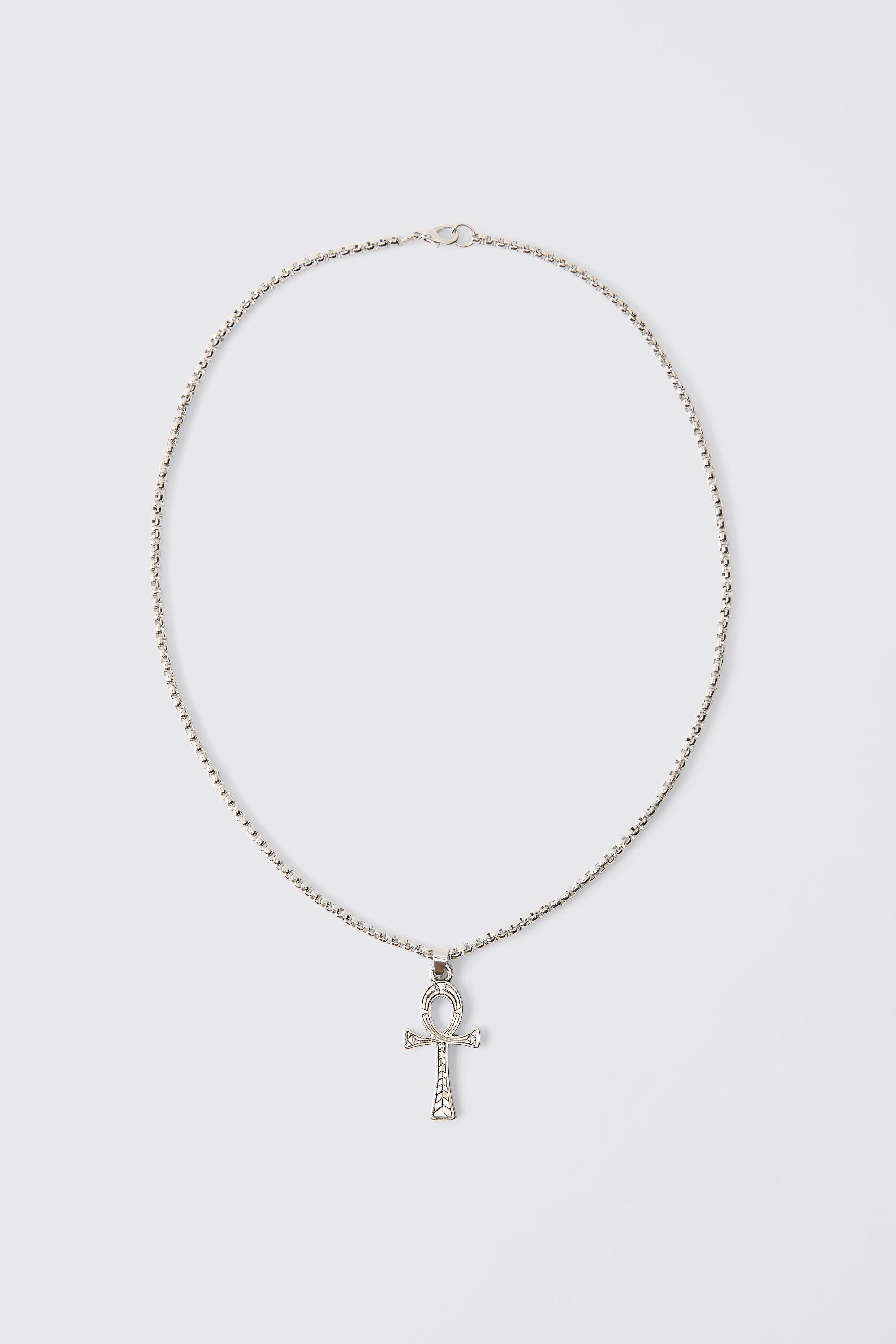 Collana a croce grande, Grigio