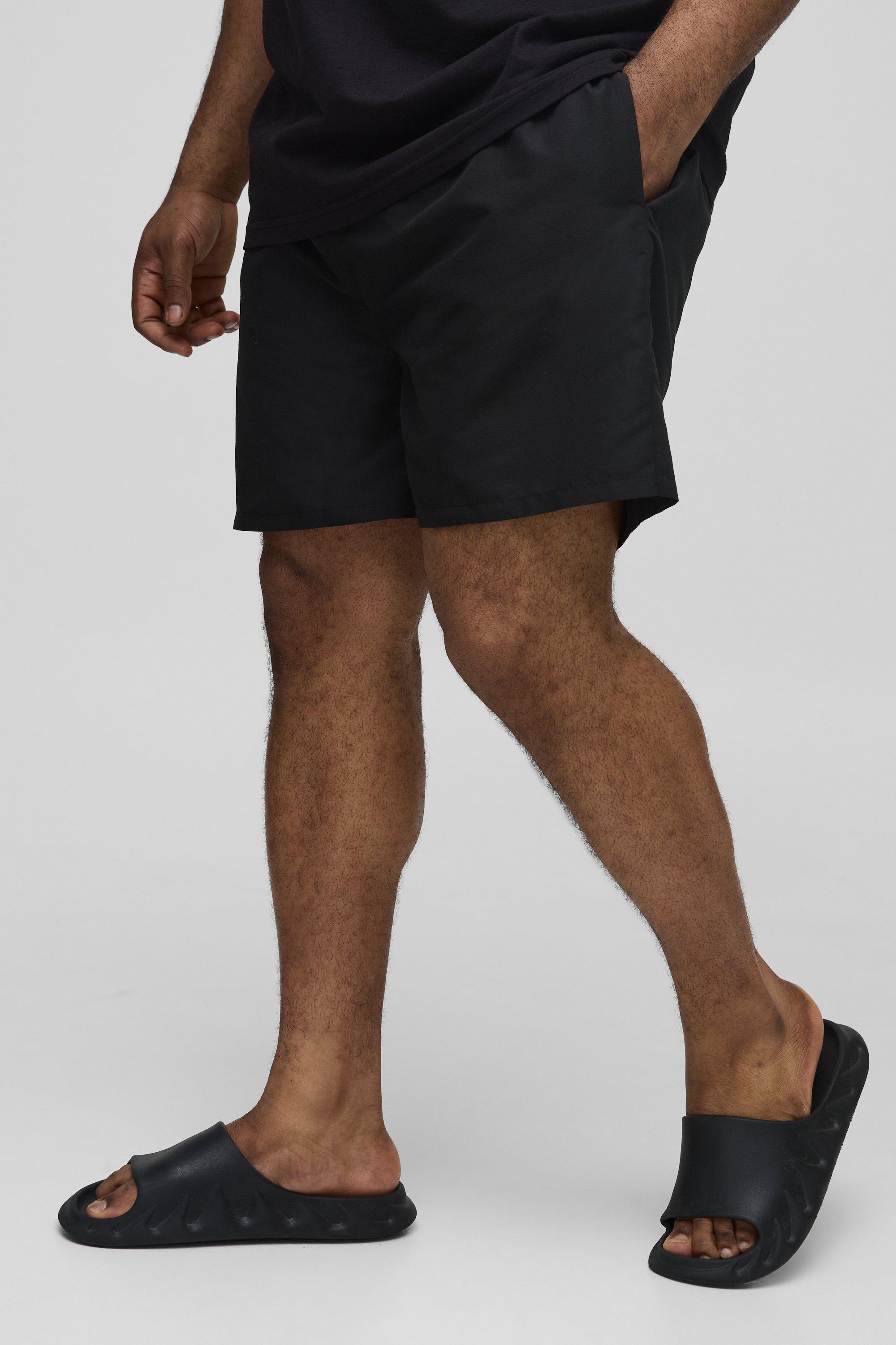 Costume a pantaloncino corto Plus Size, Nero