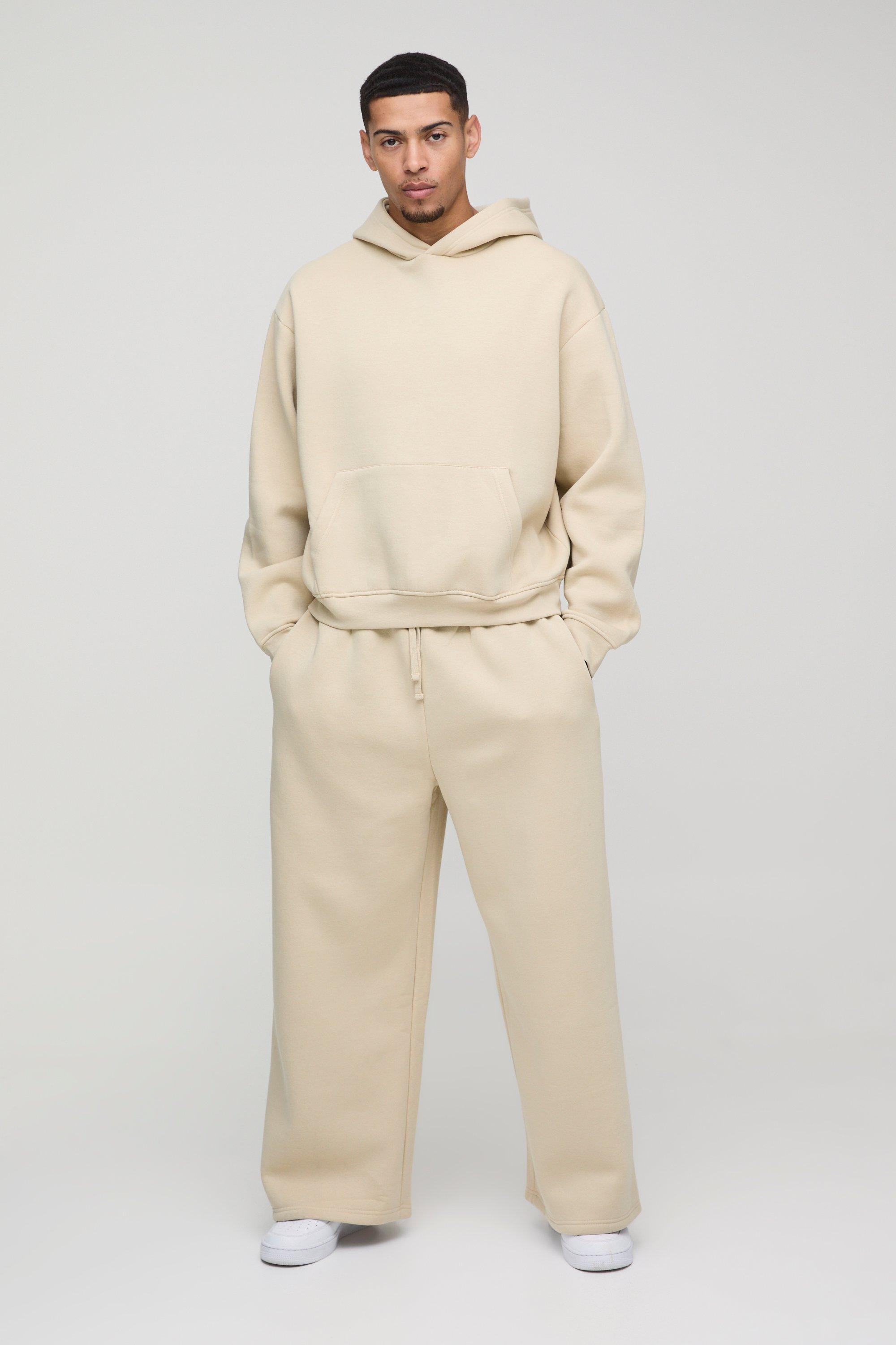 Tシャツ・カットソー STONE Men Hoodies K1S156100044S0051 V0095 Beige Men's Beige Hoodies | boohooMAN USA