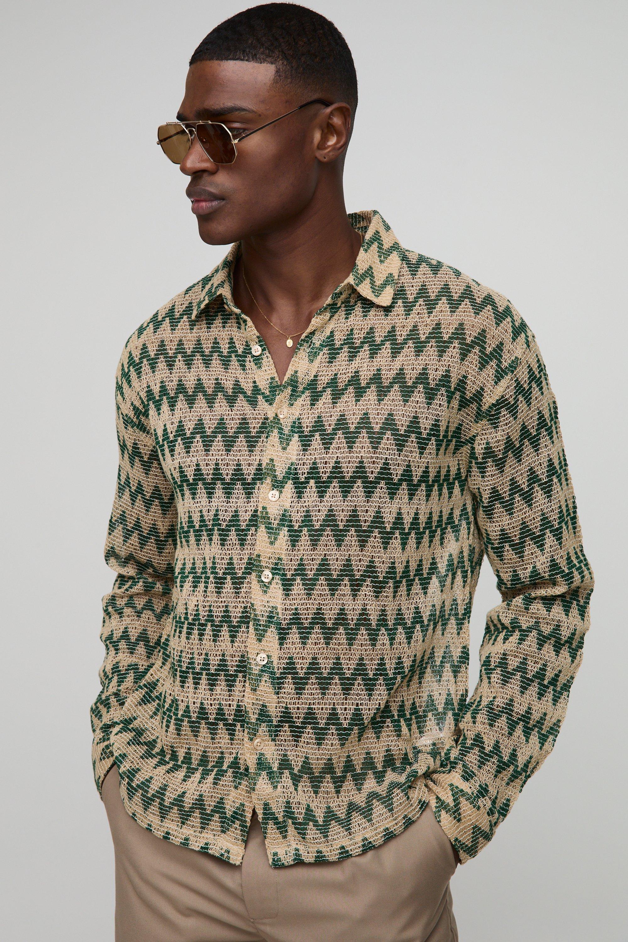 Oversized Long Sleeve Collared Shirt