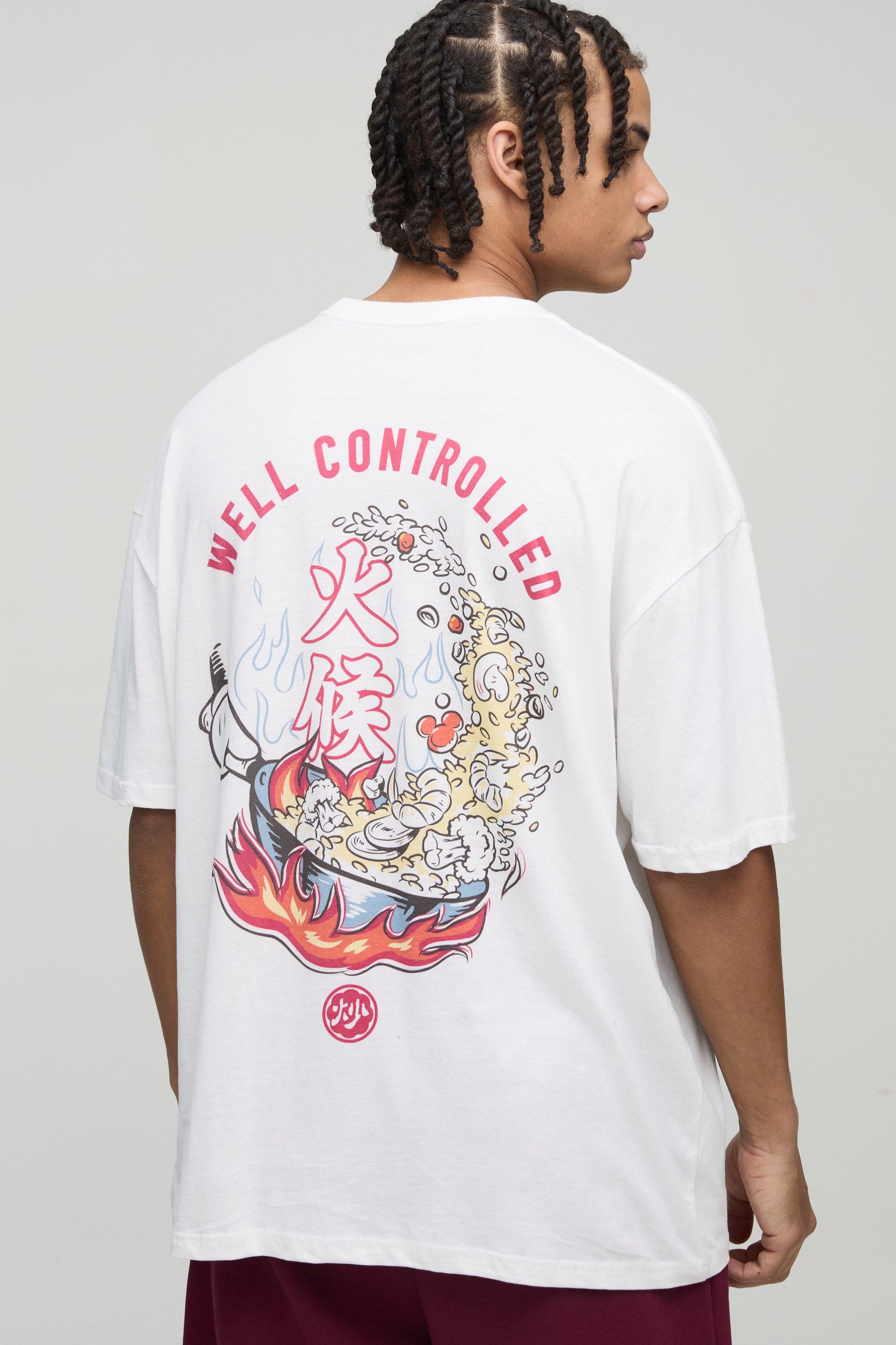 T-shirt oversize ufficiale Disney Mickey Mouse, Bianco