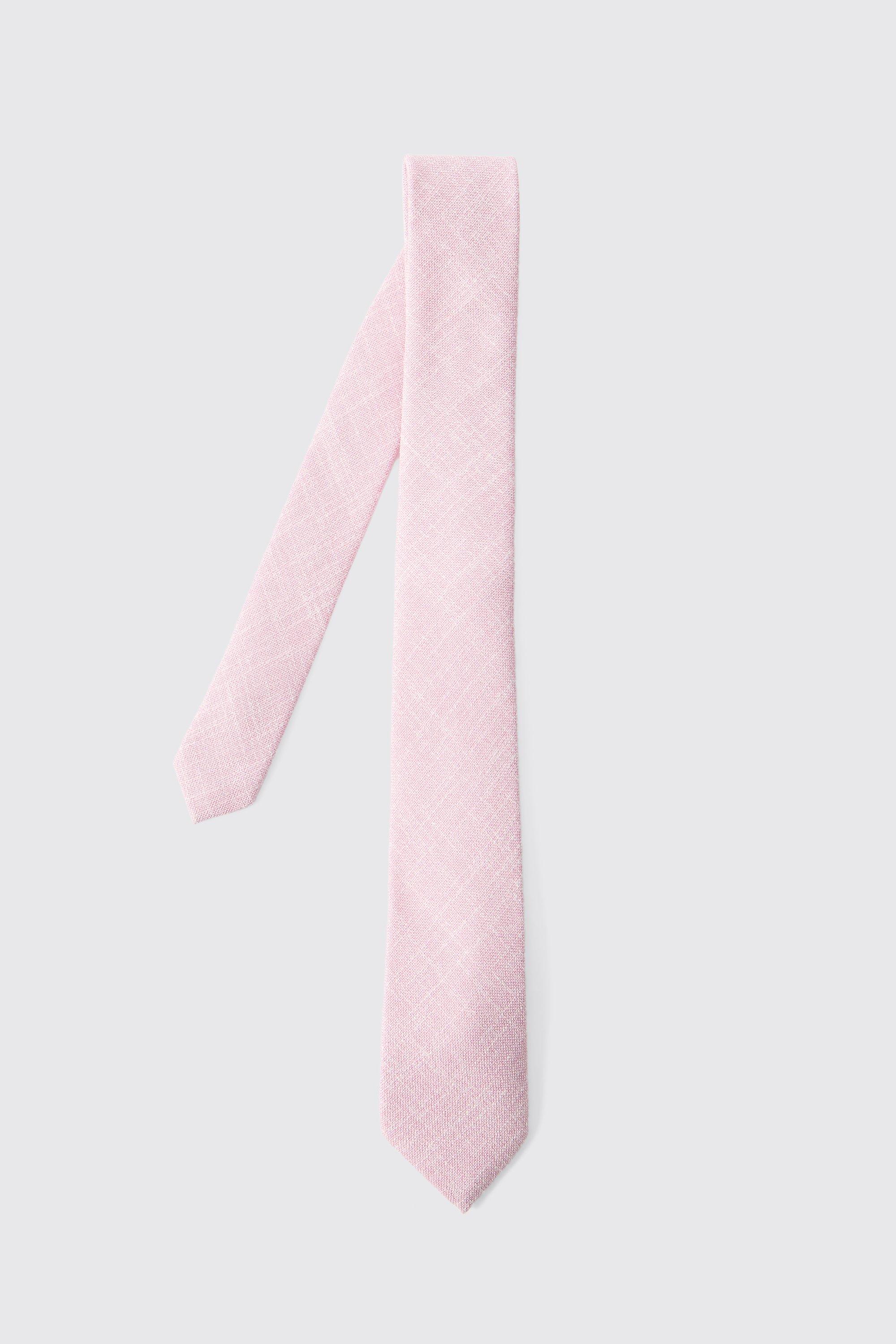 Textured Formal Tie, Pink