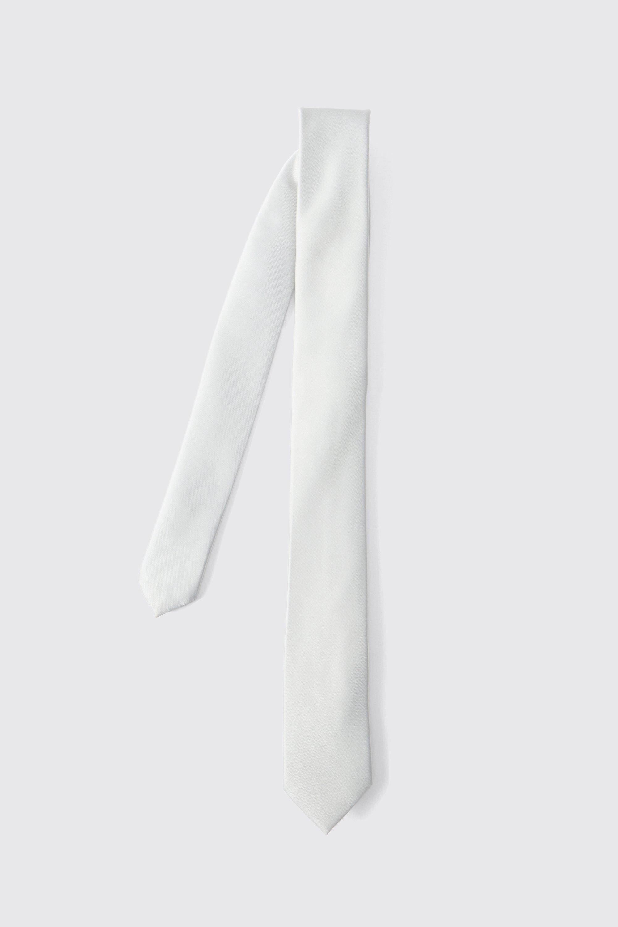 Mens Grey Skinny Tie, Grey