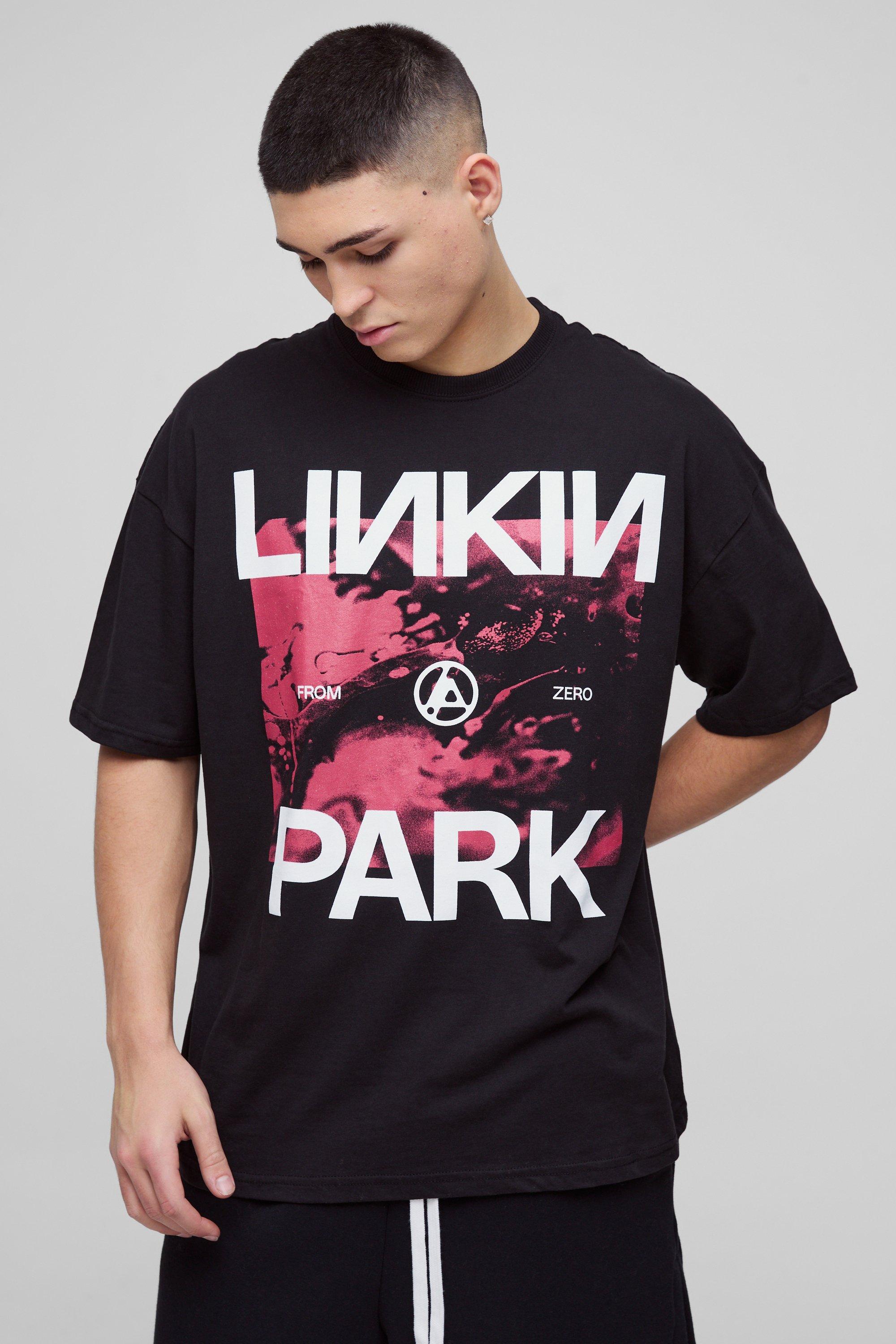 T-shirt oversize ufficiale dei Linkin Park, Nero