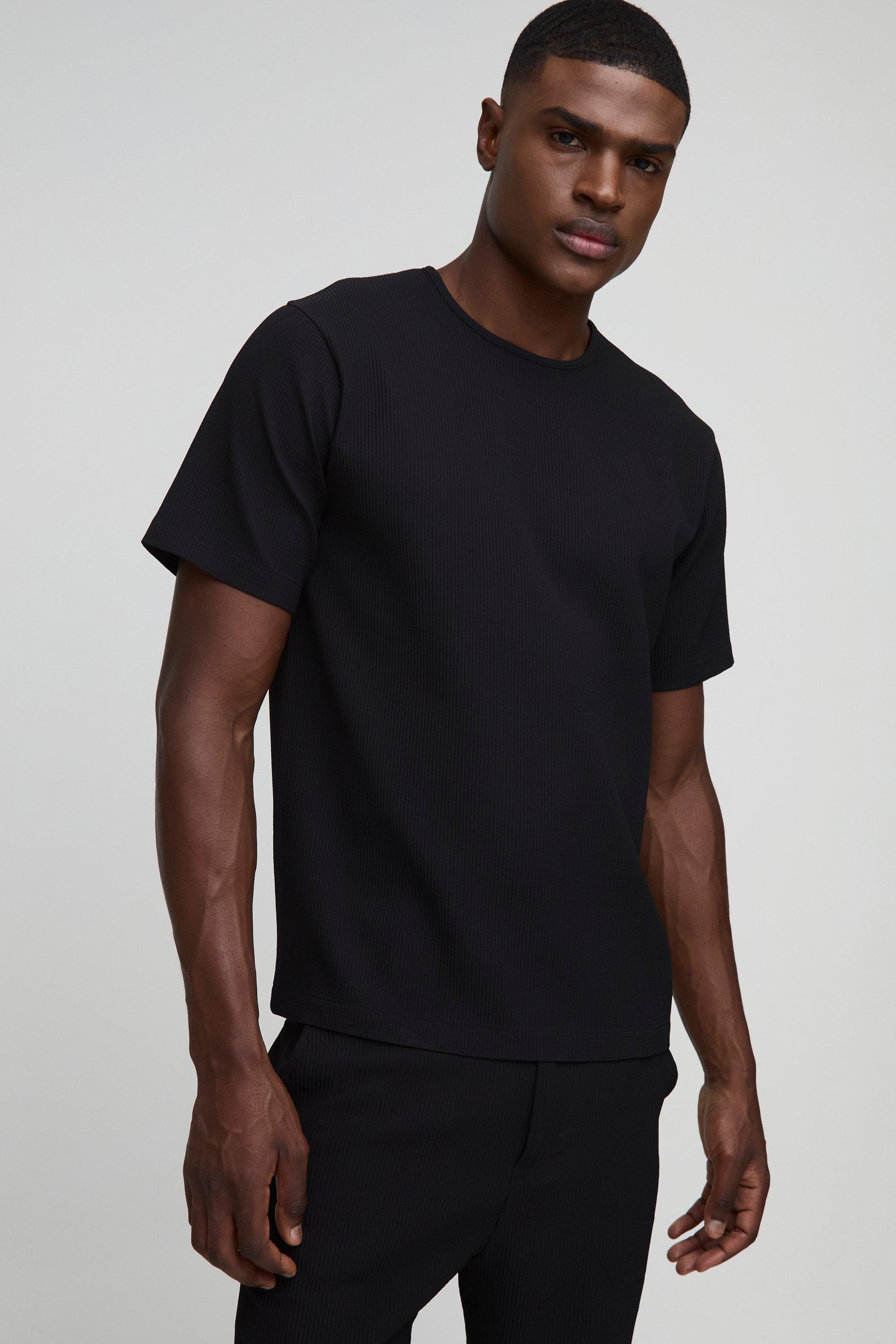 Regular Fit Pleated T-Shirt