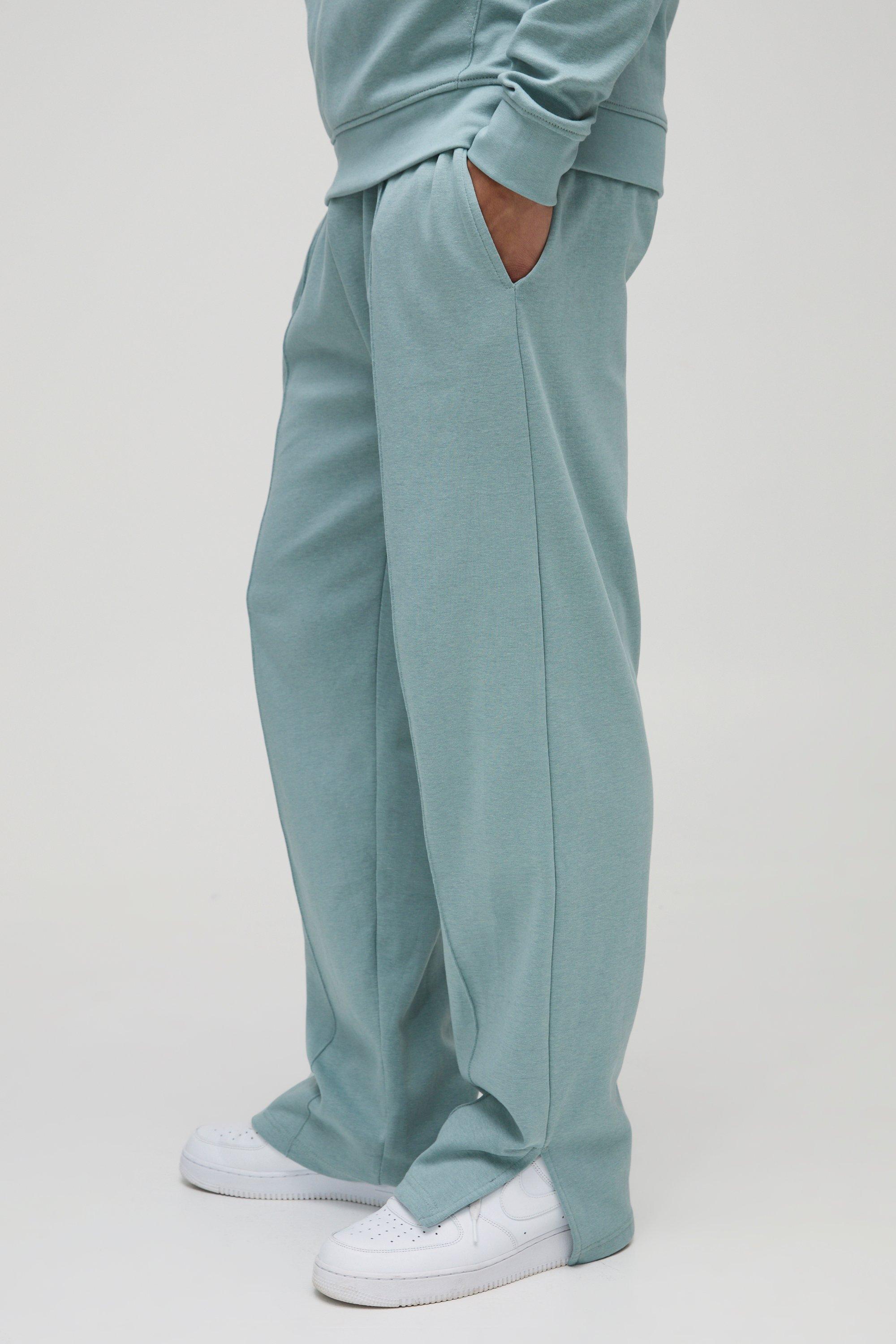 【SATIIIZ】Kessa Pintuck Sweat Pants Men's Pintuck Sweatpants | boohooMAN USA