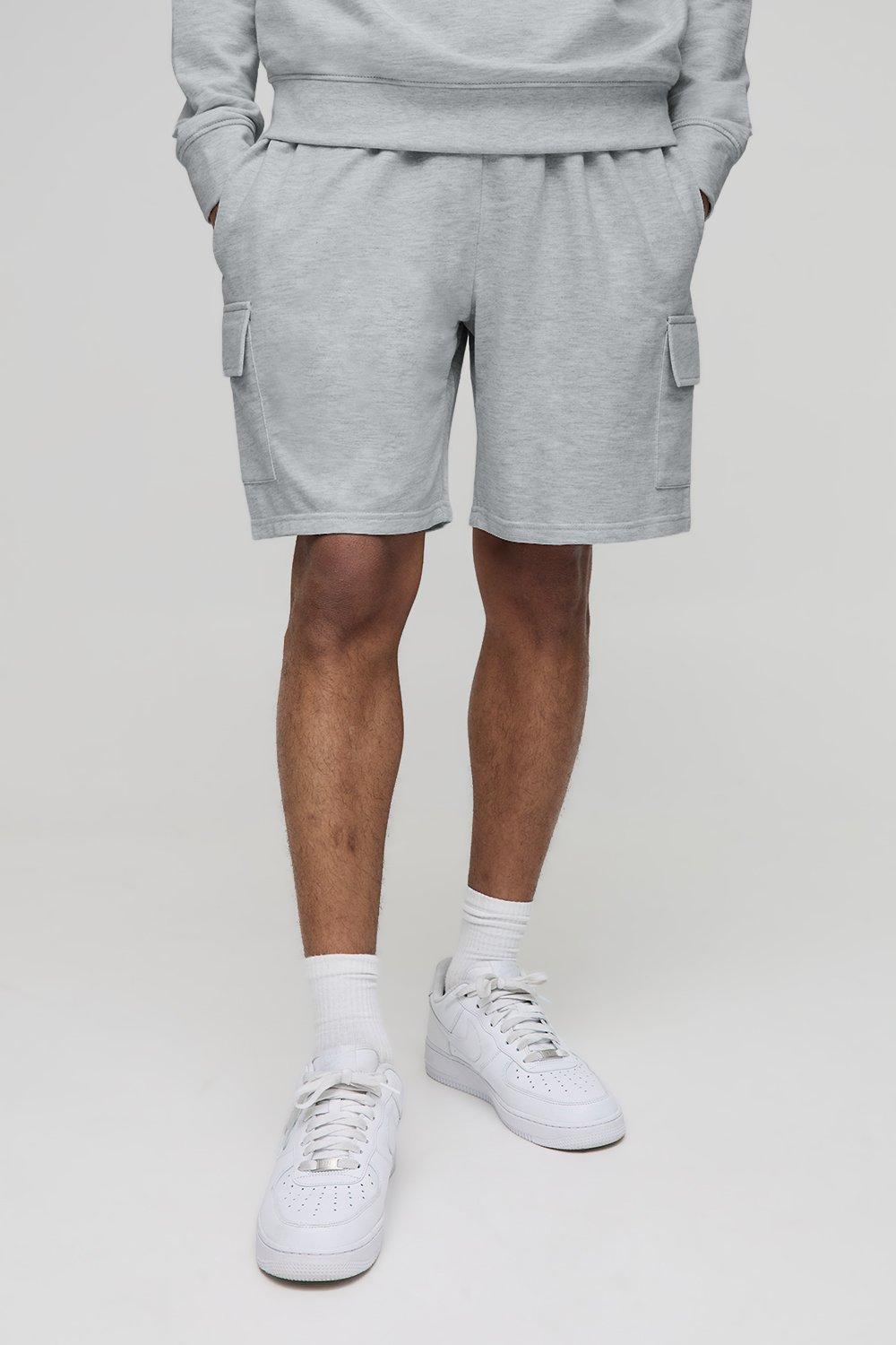 Image of Pantaloncini Cargo medi rilassati, Grigio