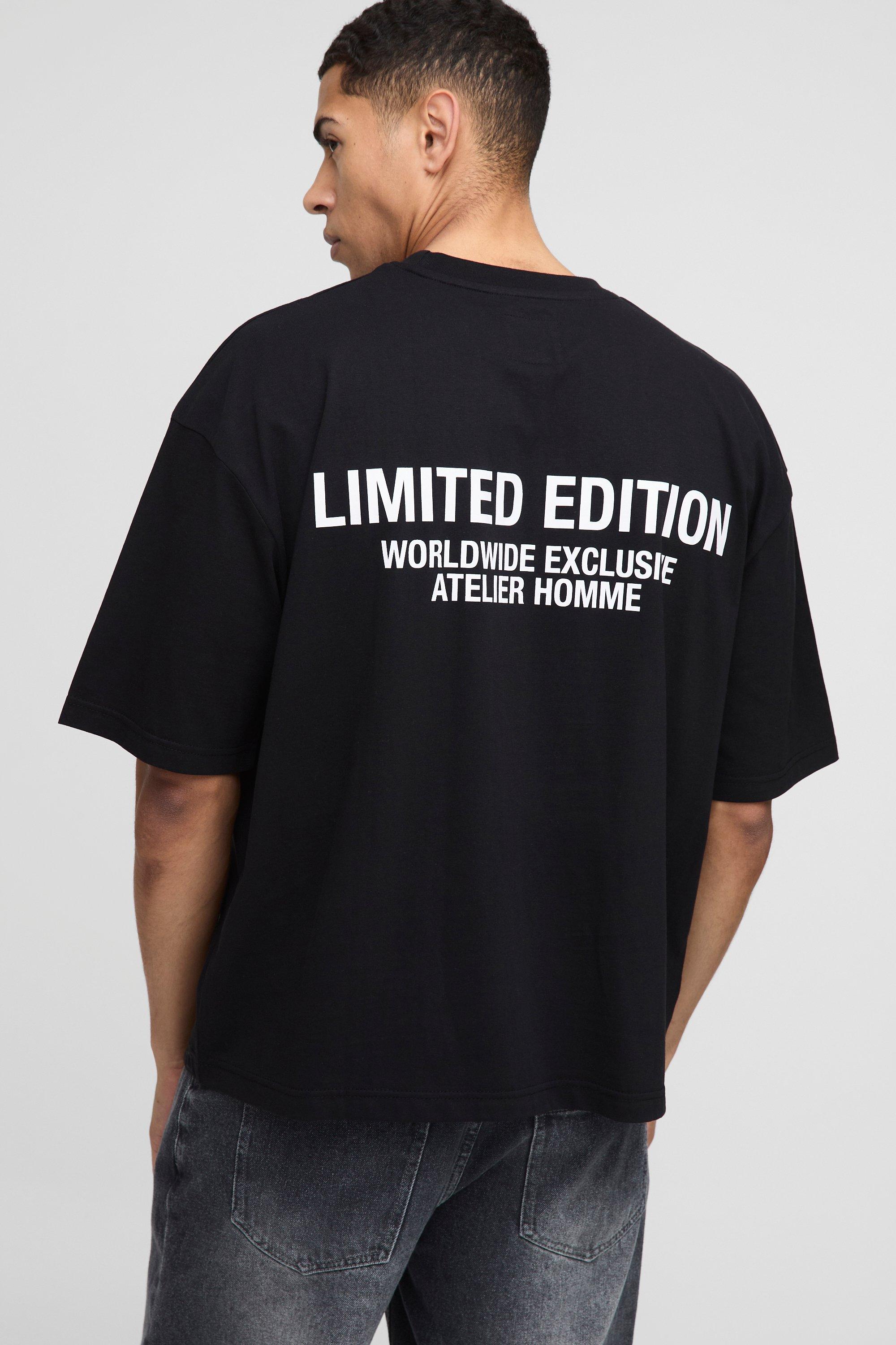 Image of T-shirt squadrata oversize Limited Edition, Nero