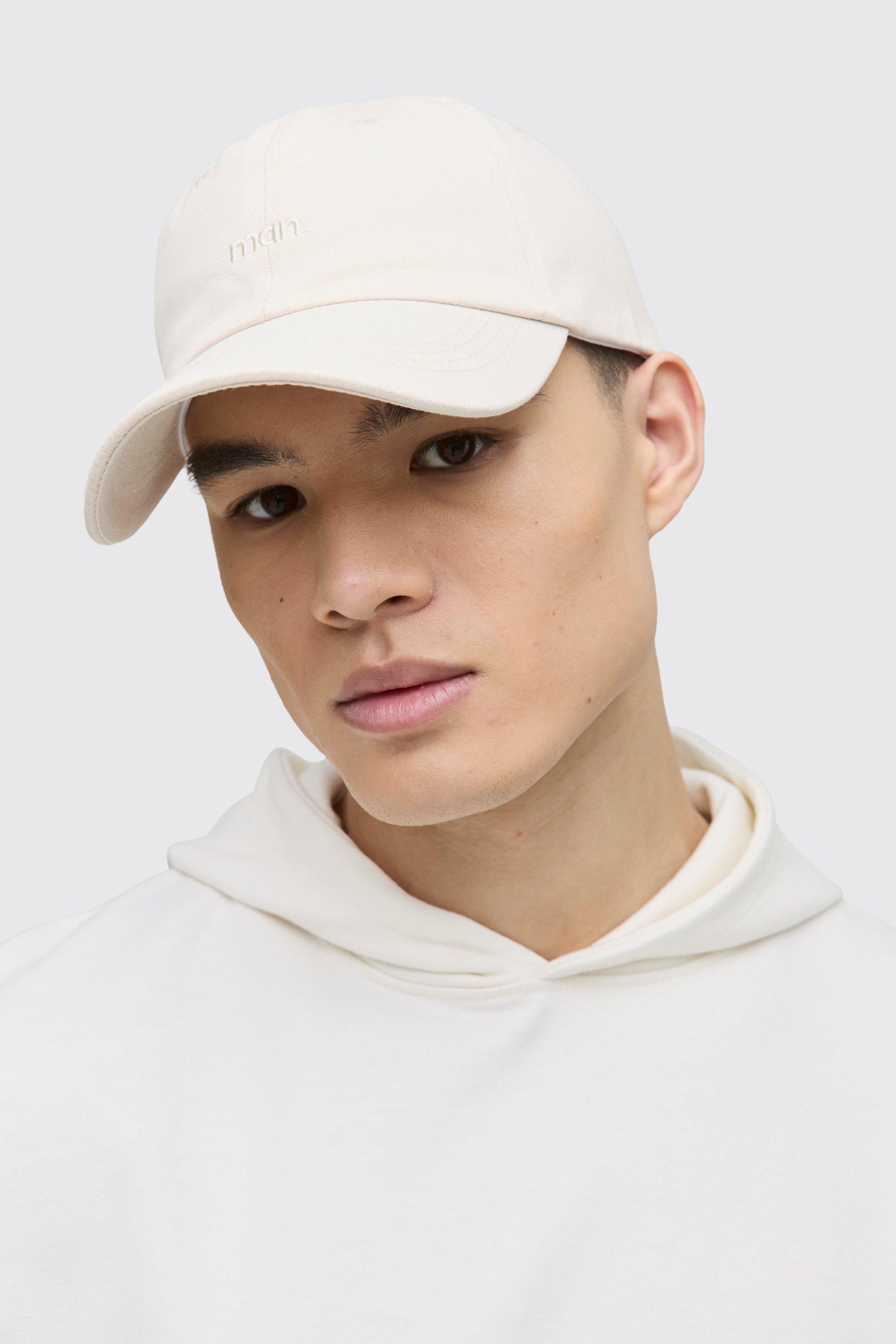 Boohoo Man Branded Cap, Stone