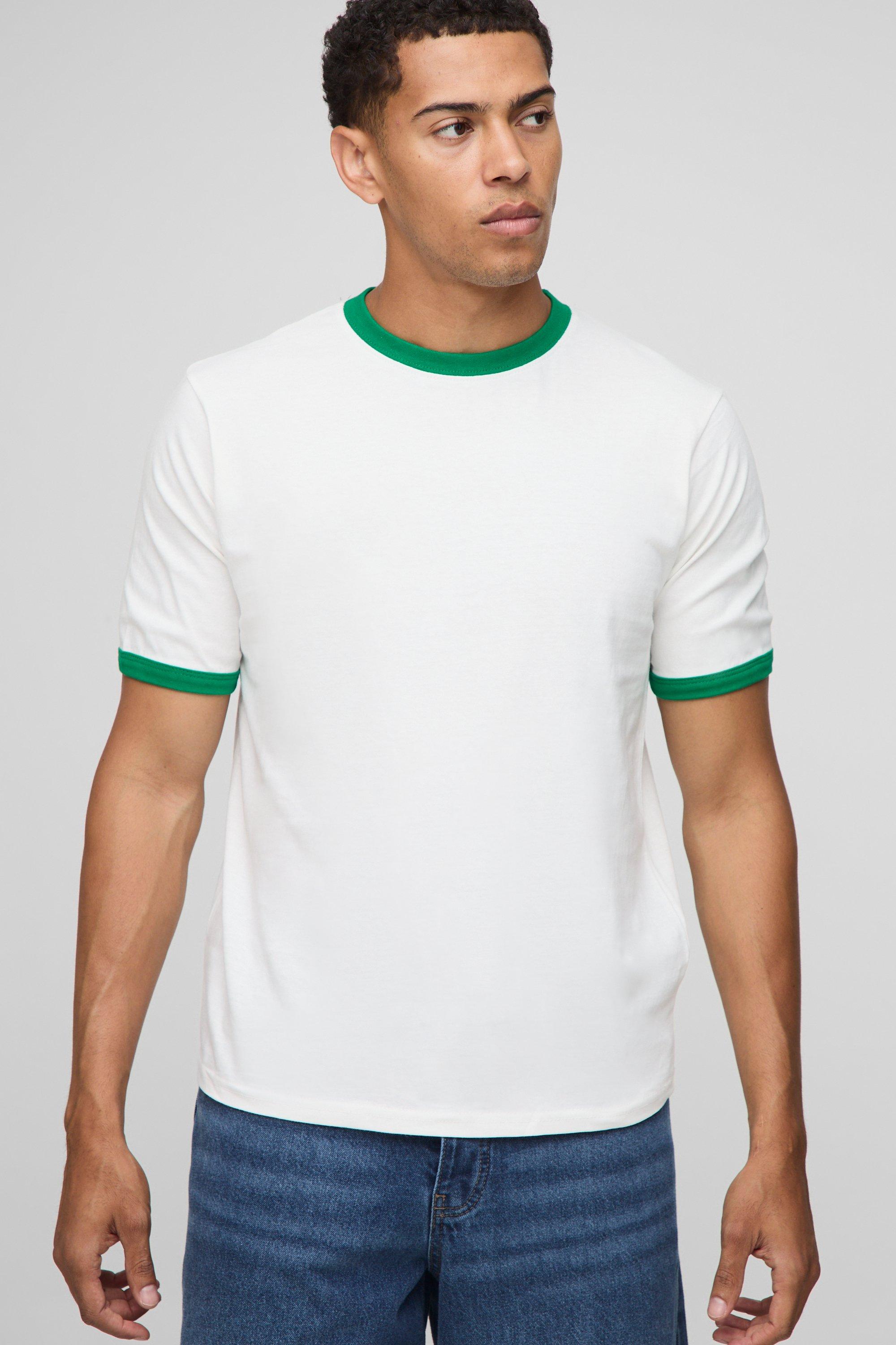 Men's Ringer T Shirts | boohooMAN USA