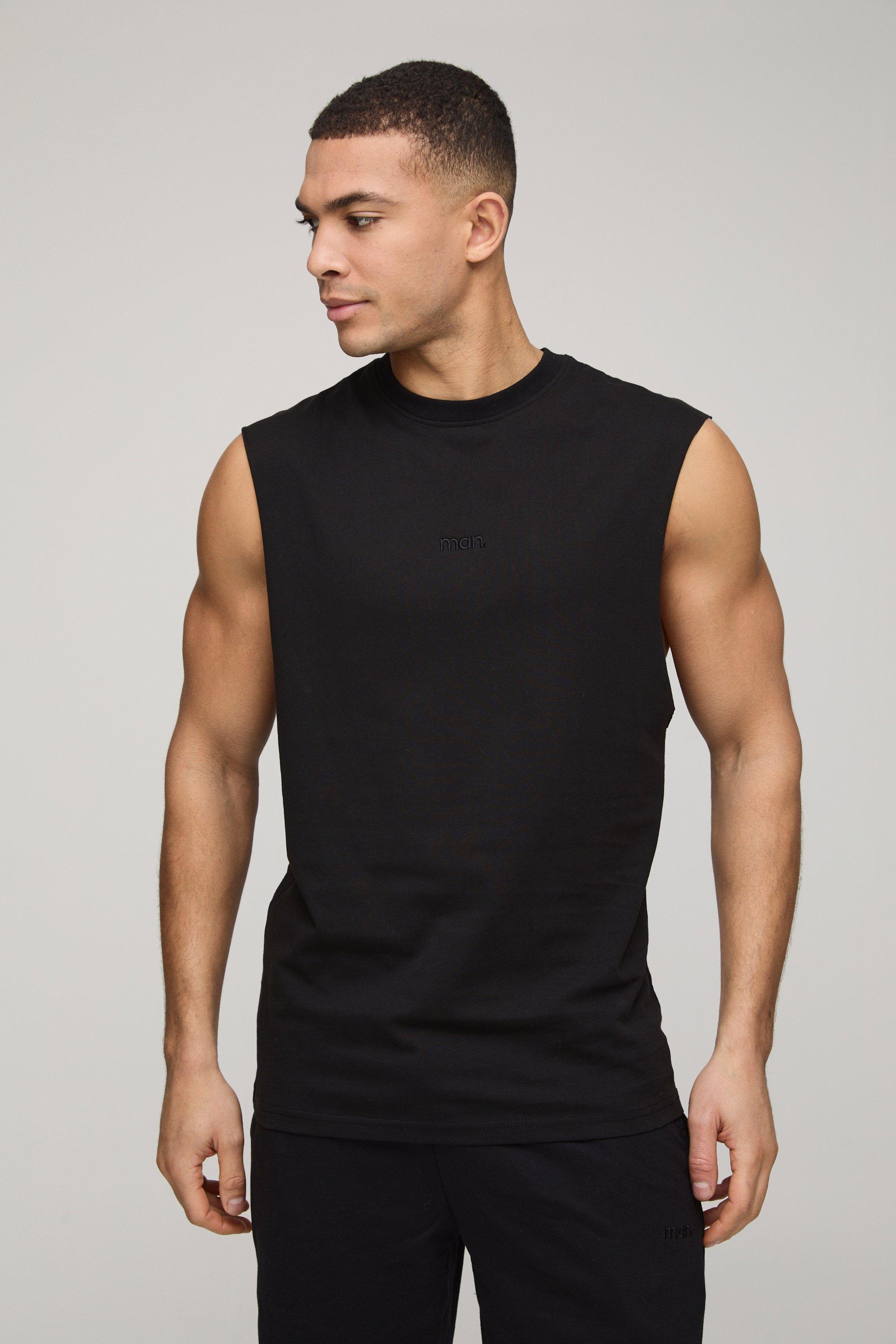 Regular Fit MAN. Basic Drop Armhole Tank