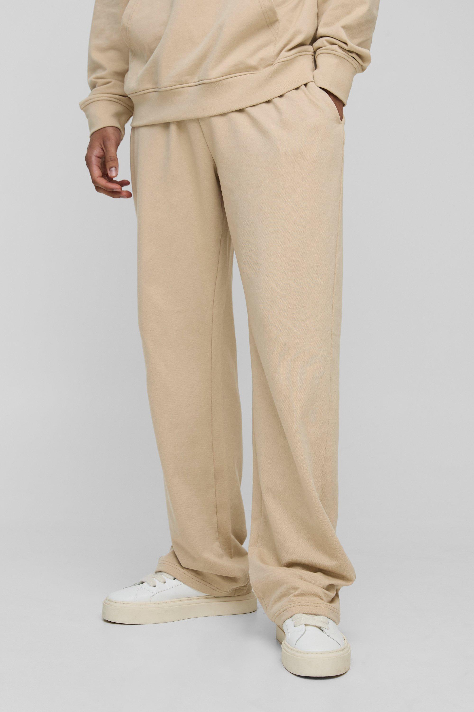 Image of Pantaloni tuta Tall Basic rilassati, Beige