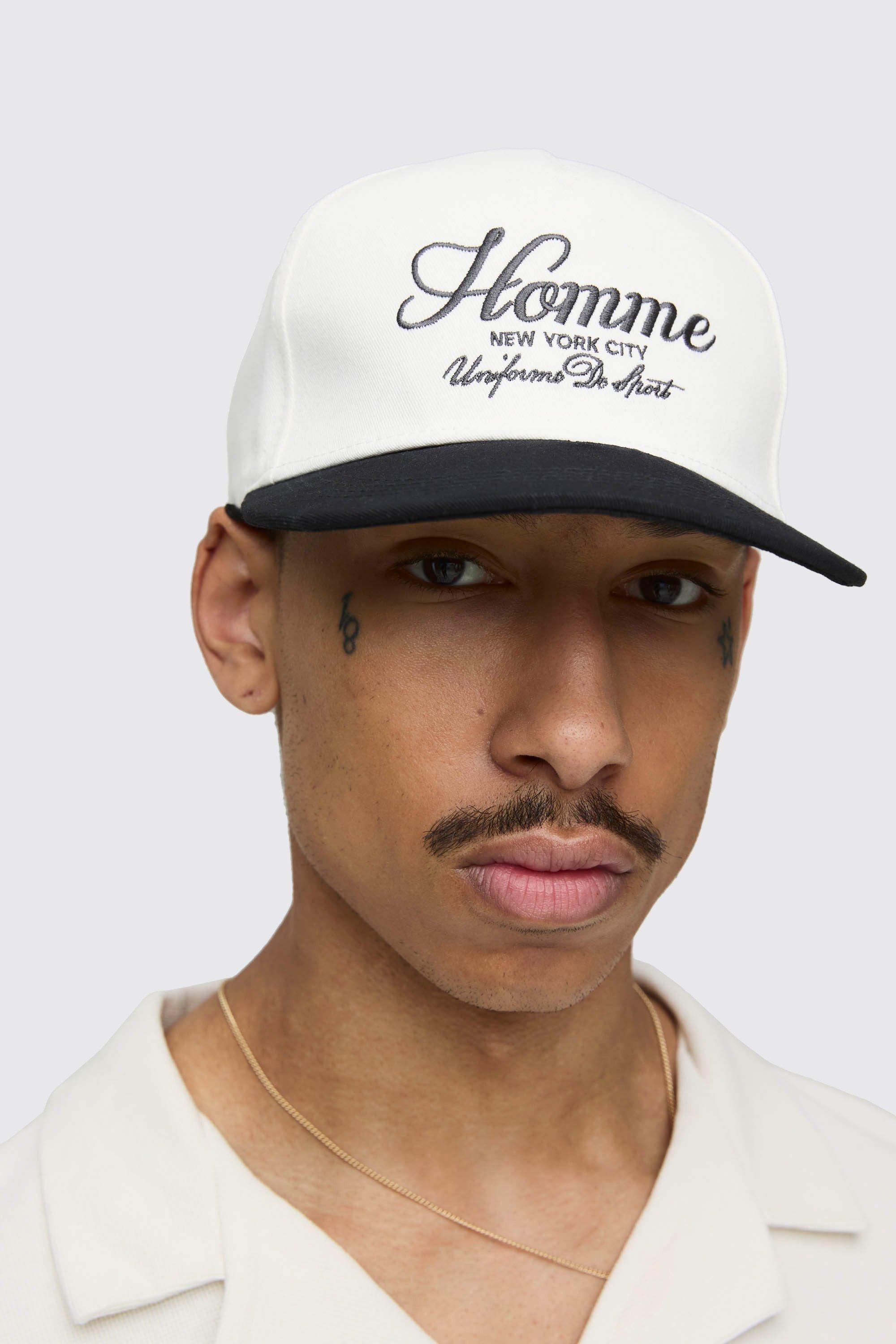 Boohoo Keperstof Homme Pet Met Tekst, Black
