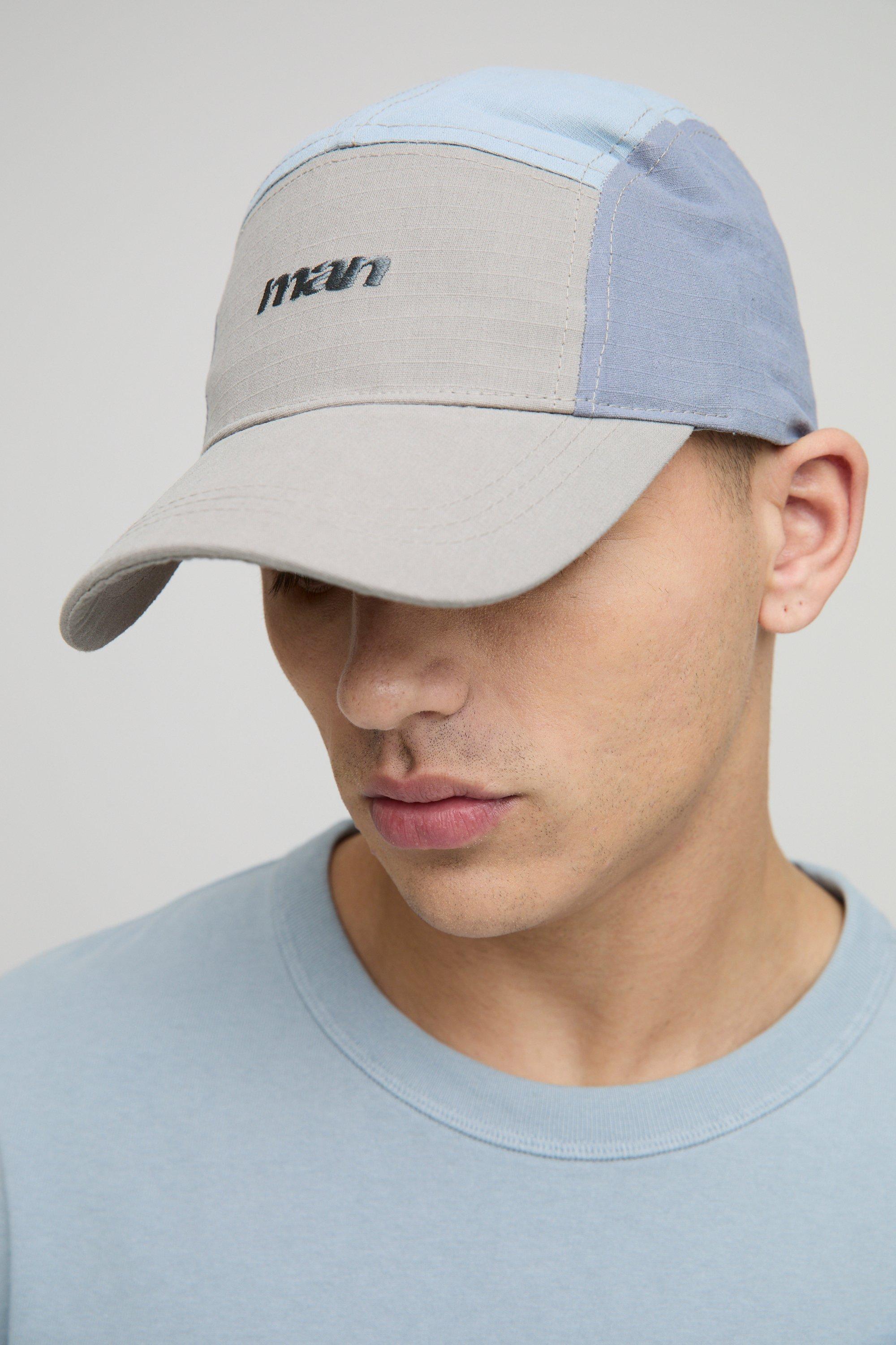 Image of Cappello da baseball MAN leggero con pannelli in nylon, Grigio