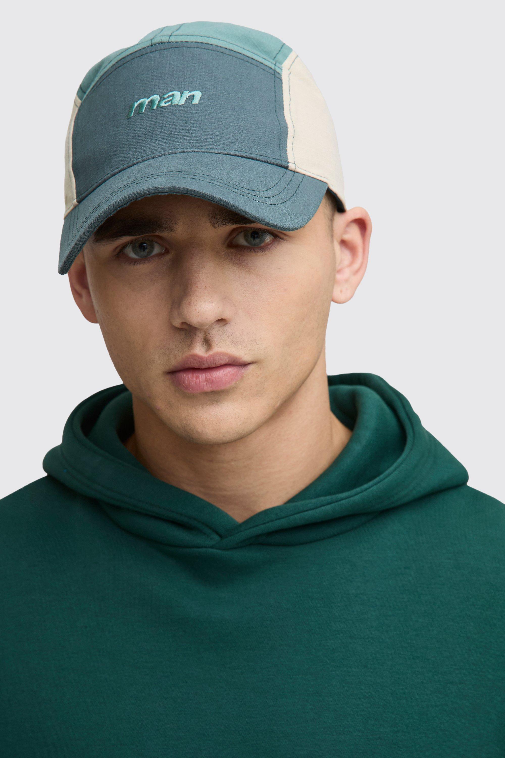 Image of Cappello da baseball MAN leggero con pannelli in nylon, Verde