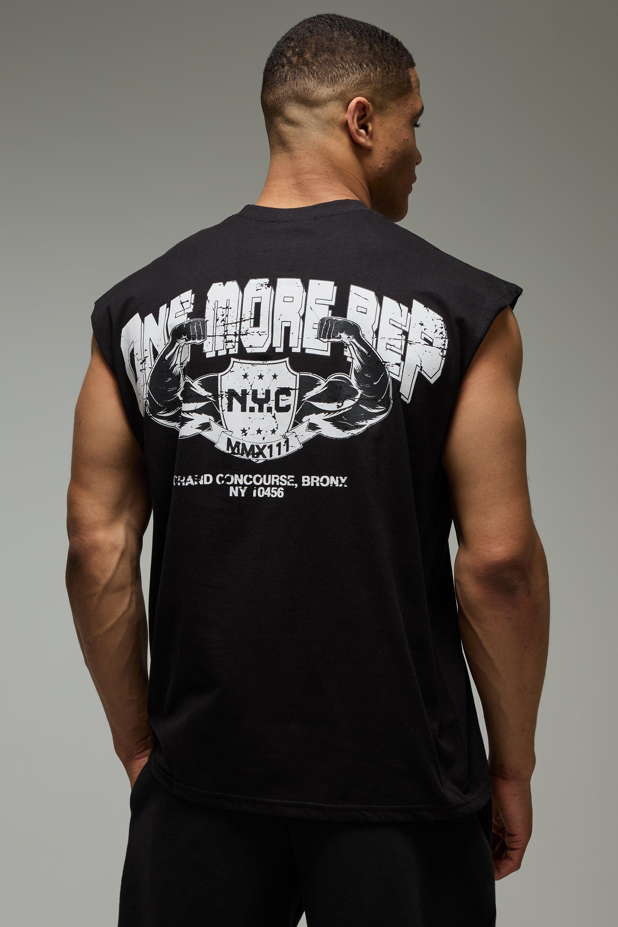 Man Active One More Rep NYC Oversized Tank