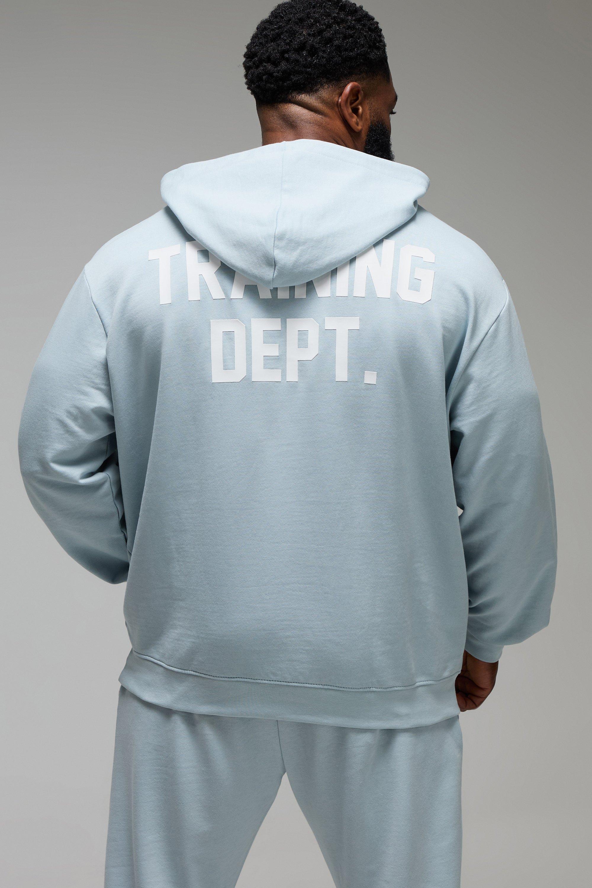 Image of Tuta sportiva oversize Man Active Training Dept, Azzurro