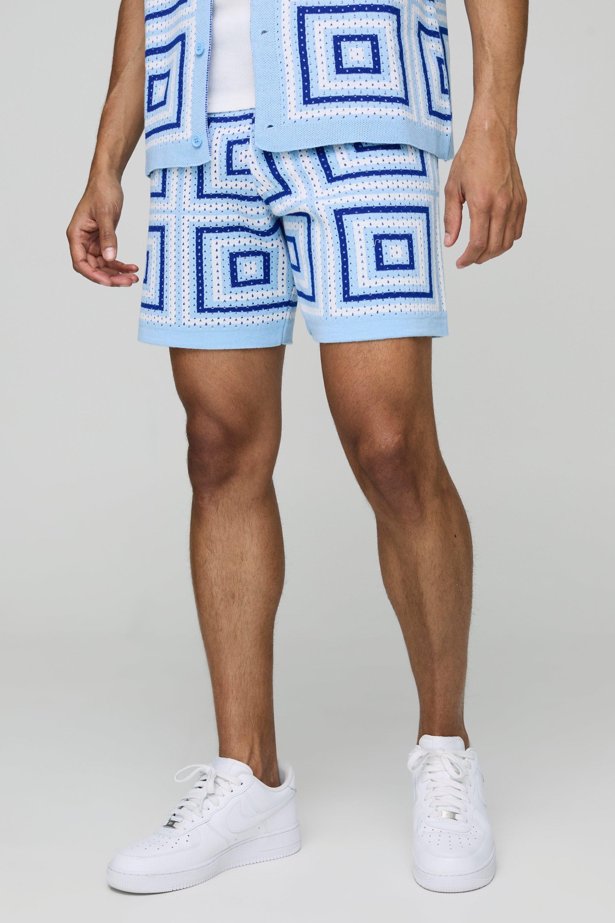 Relaxed Crochet Knit Short