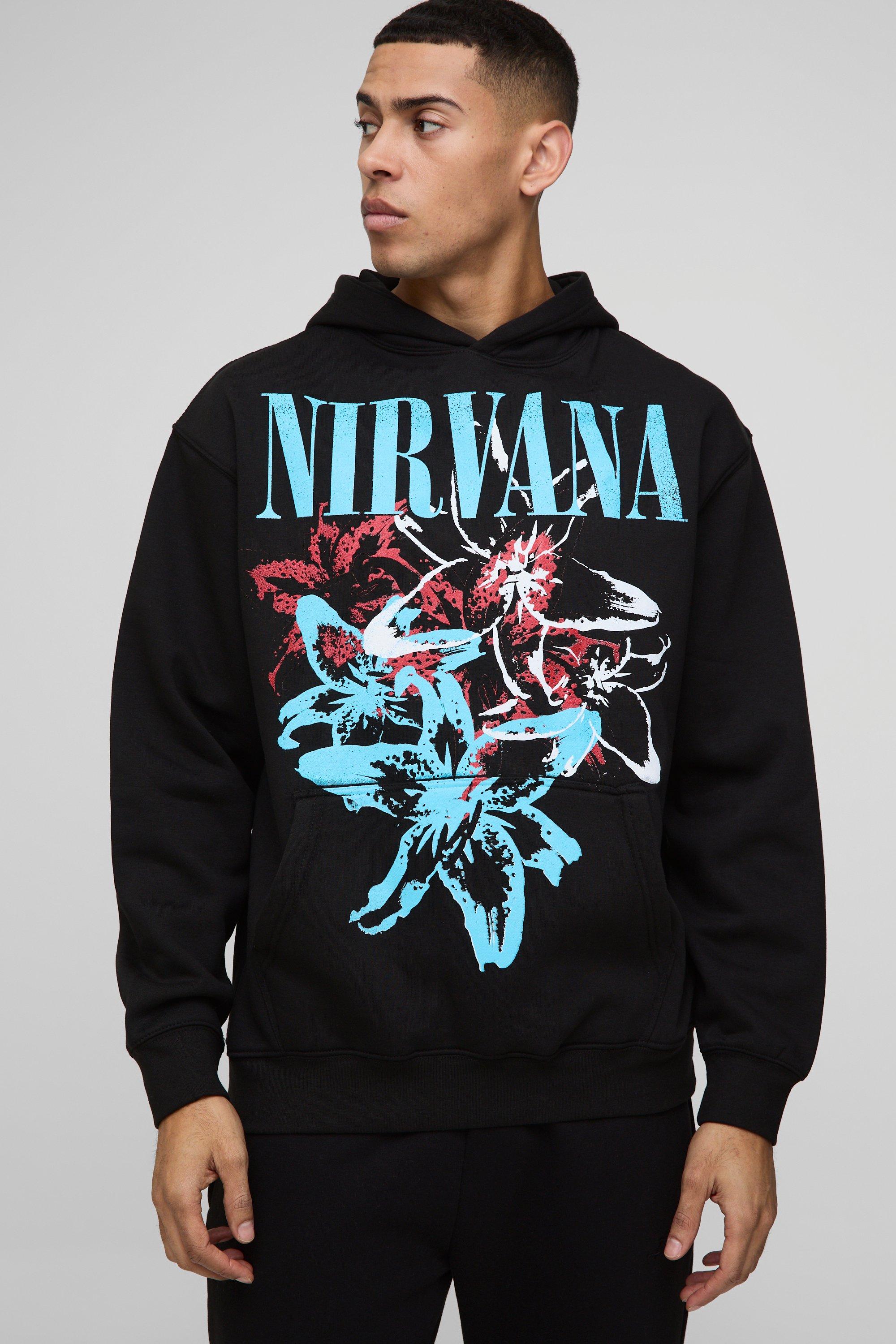 Men's Nirvana Hoodies | boohooMAN USA