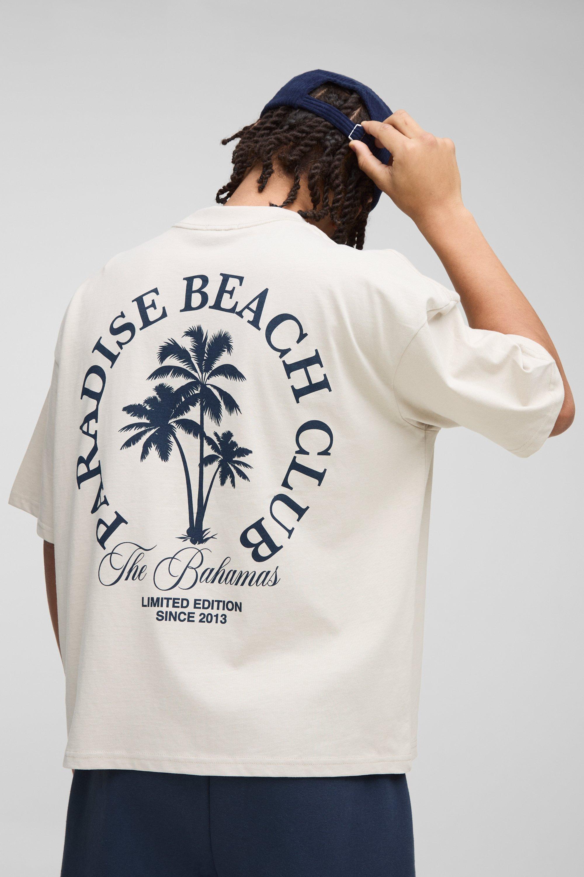 韓国発！【SAND SOUND】Shell graphic oversized fit T-shirt Geo Quik - Short Sleeves T-shirt for Men | Quiksilver