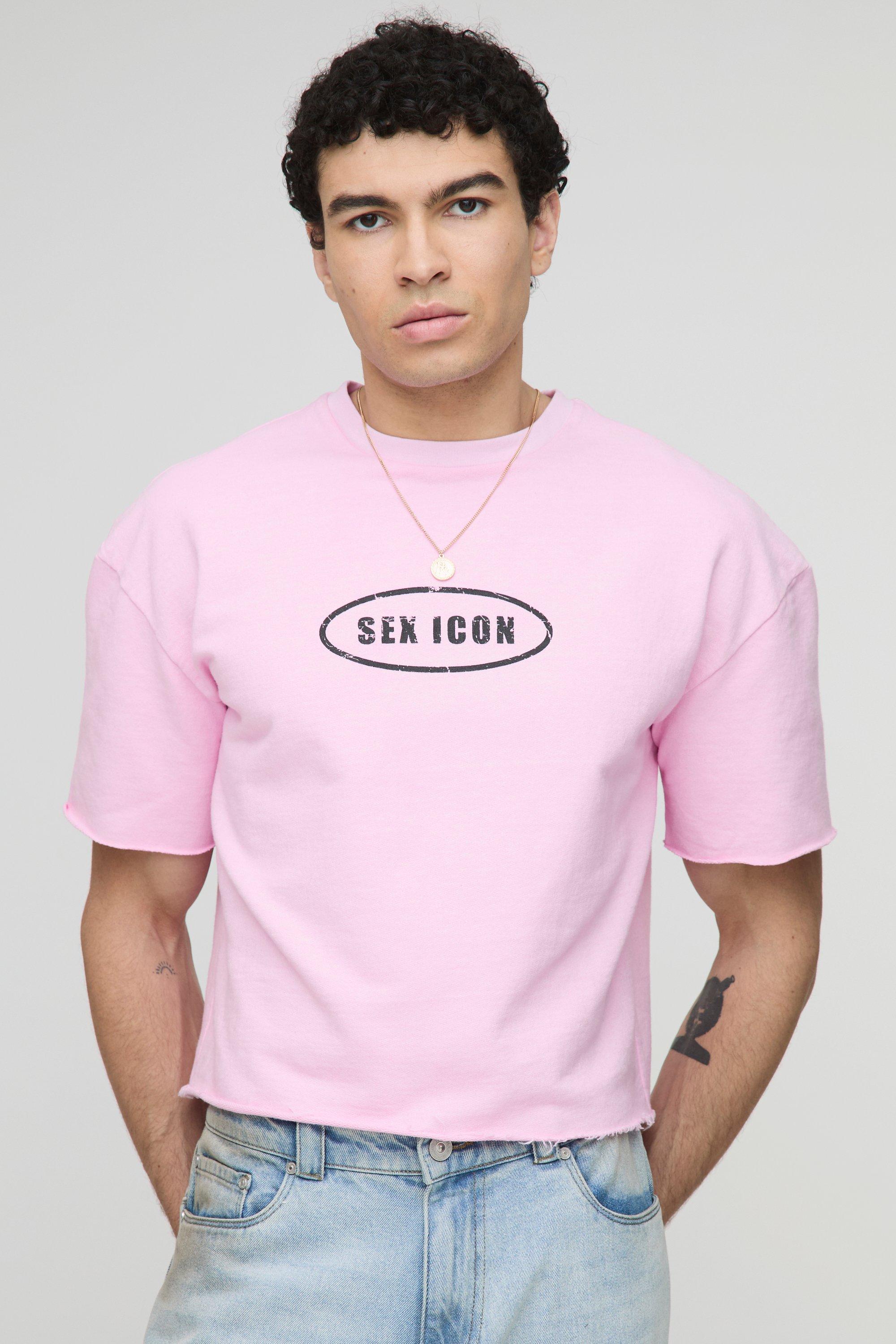 ◆ boohoo ◆ レギュラーパフォーマンス Tシャツ / pink Buy Pink Oversized Relaxed Fit Boxy Heavyweight Crew Neck T