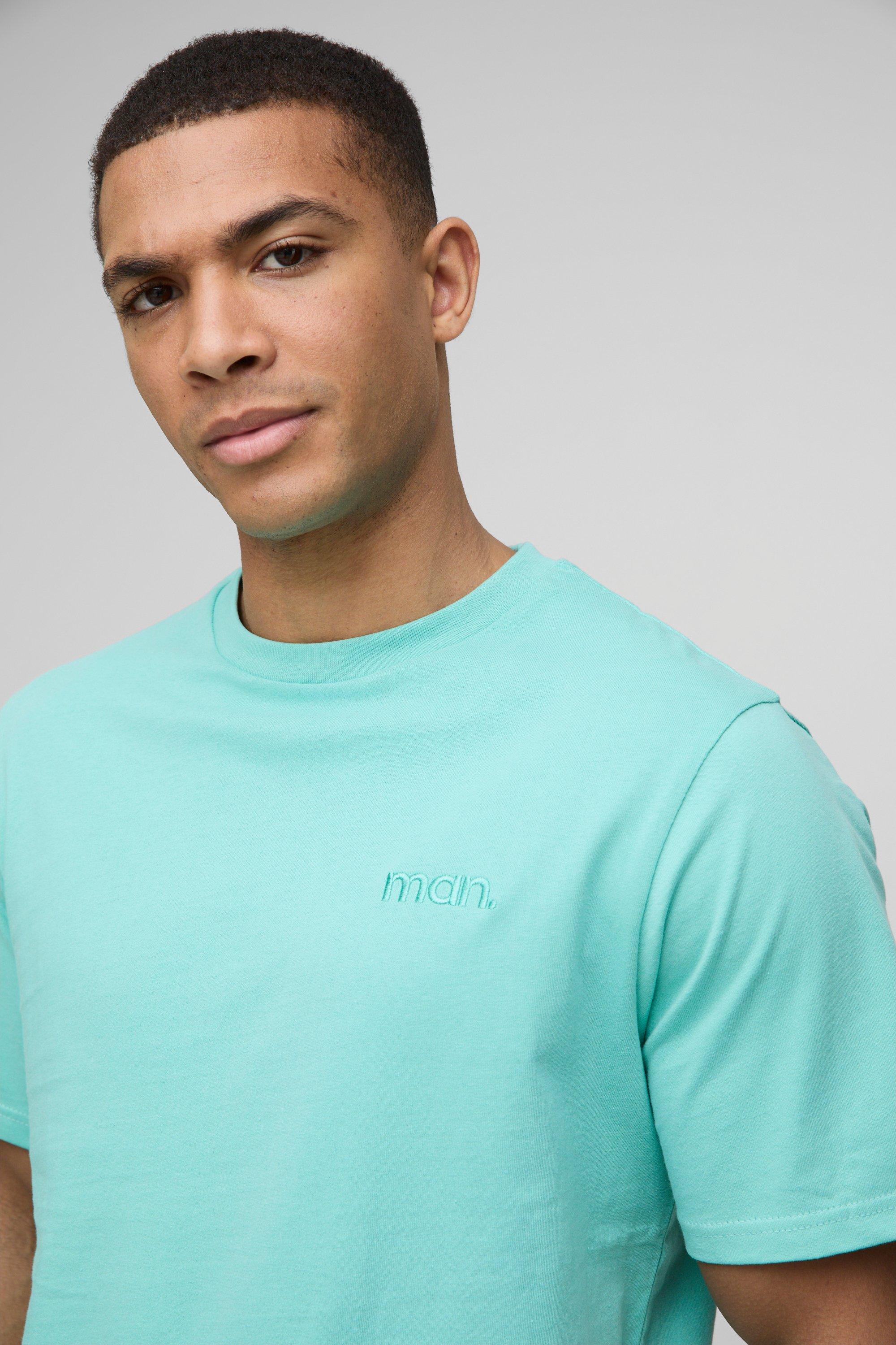 Regular Fit MAN. Crew Neck T-shirt