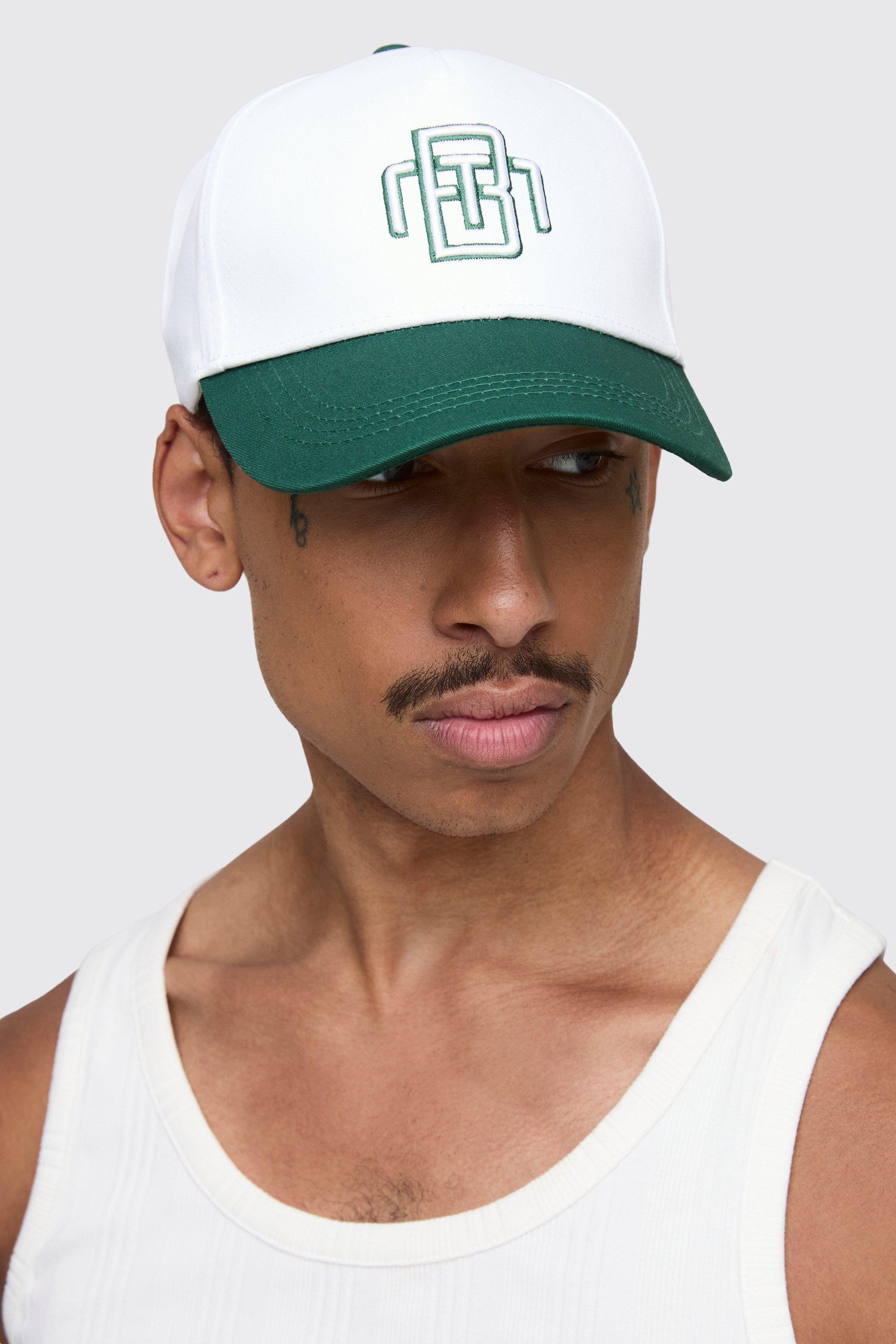 Boohoo Geborduurde Pet Met Logo, Khaki