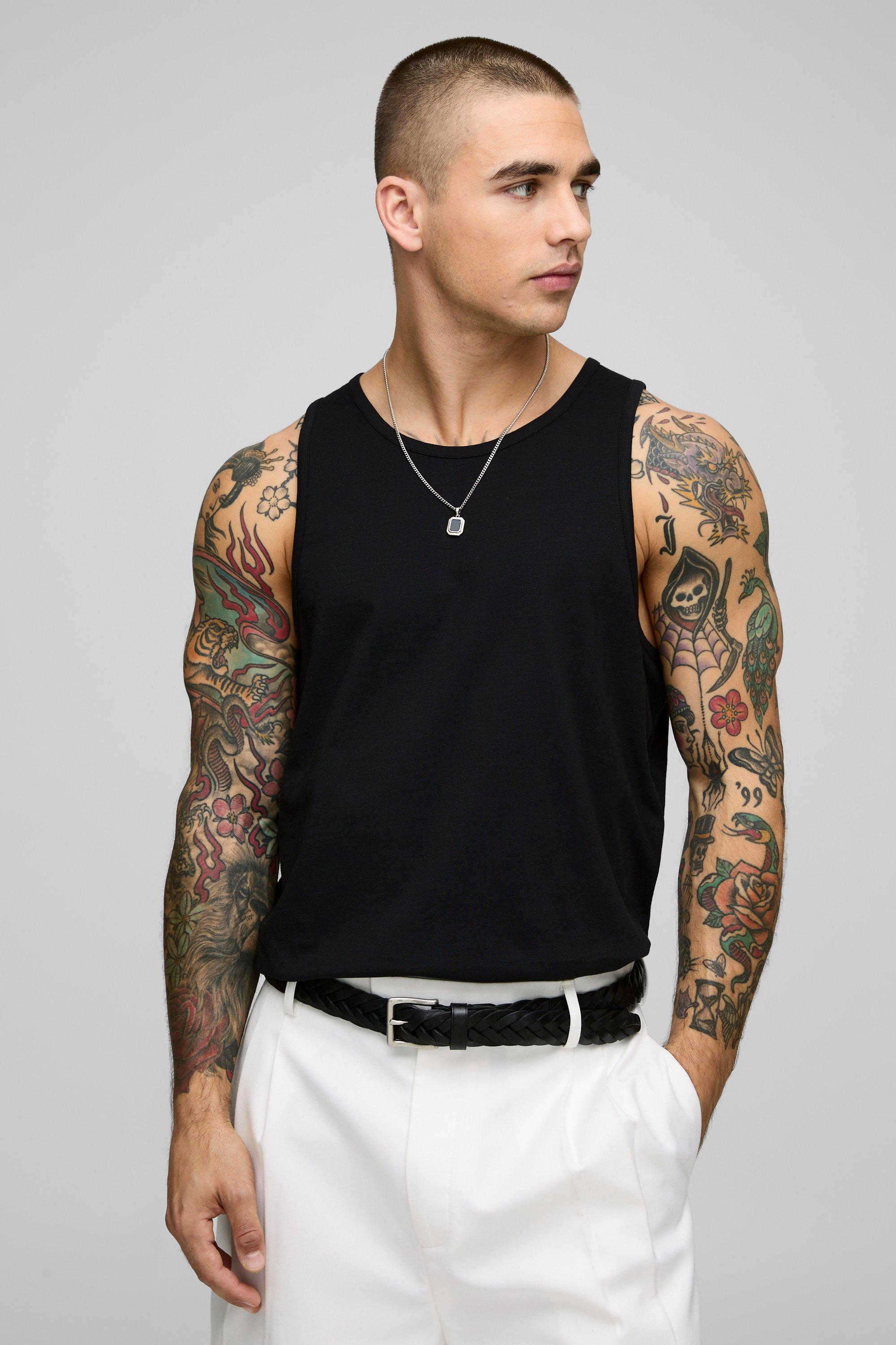 Regular Fit Slub Vest