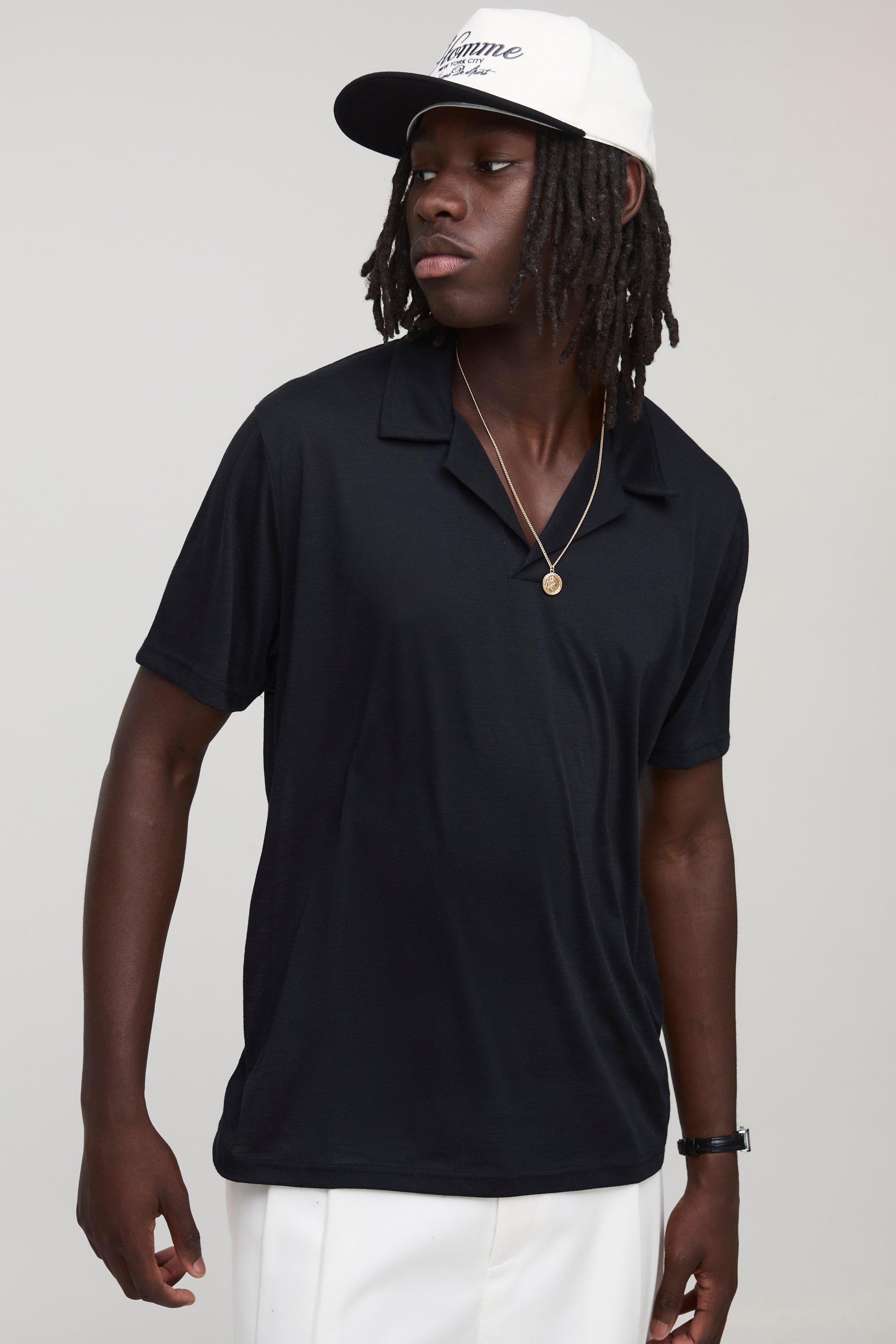 Regular Fit Revere Slub Polo