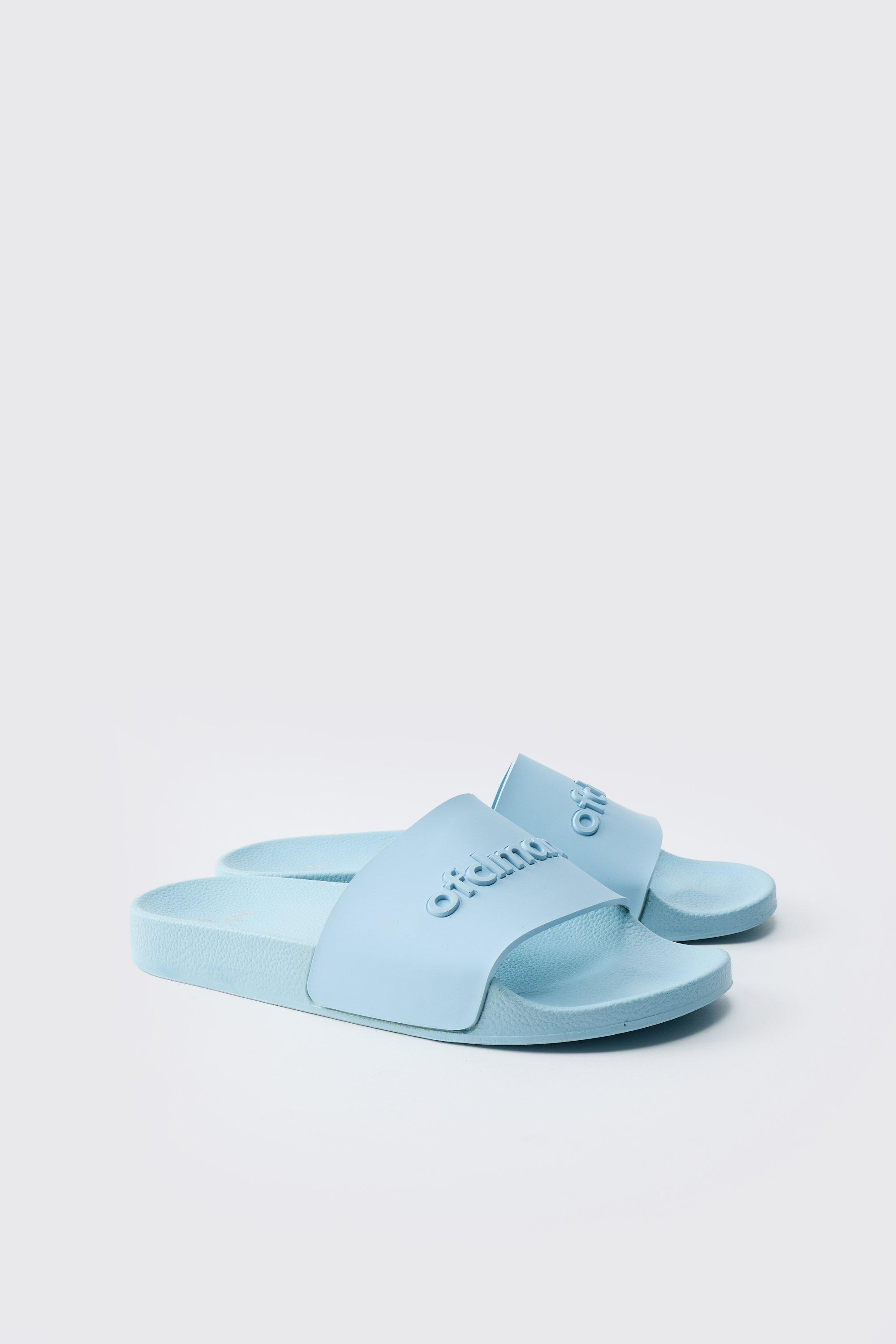 Mens Blue OFCL Man Sliders, Blue