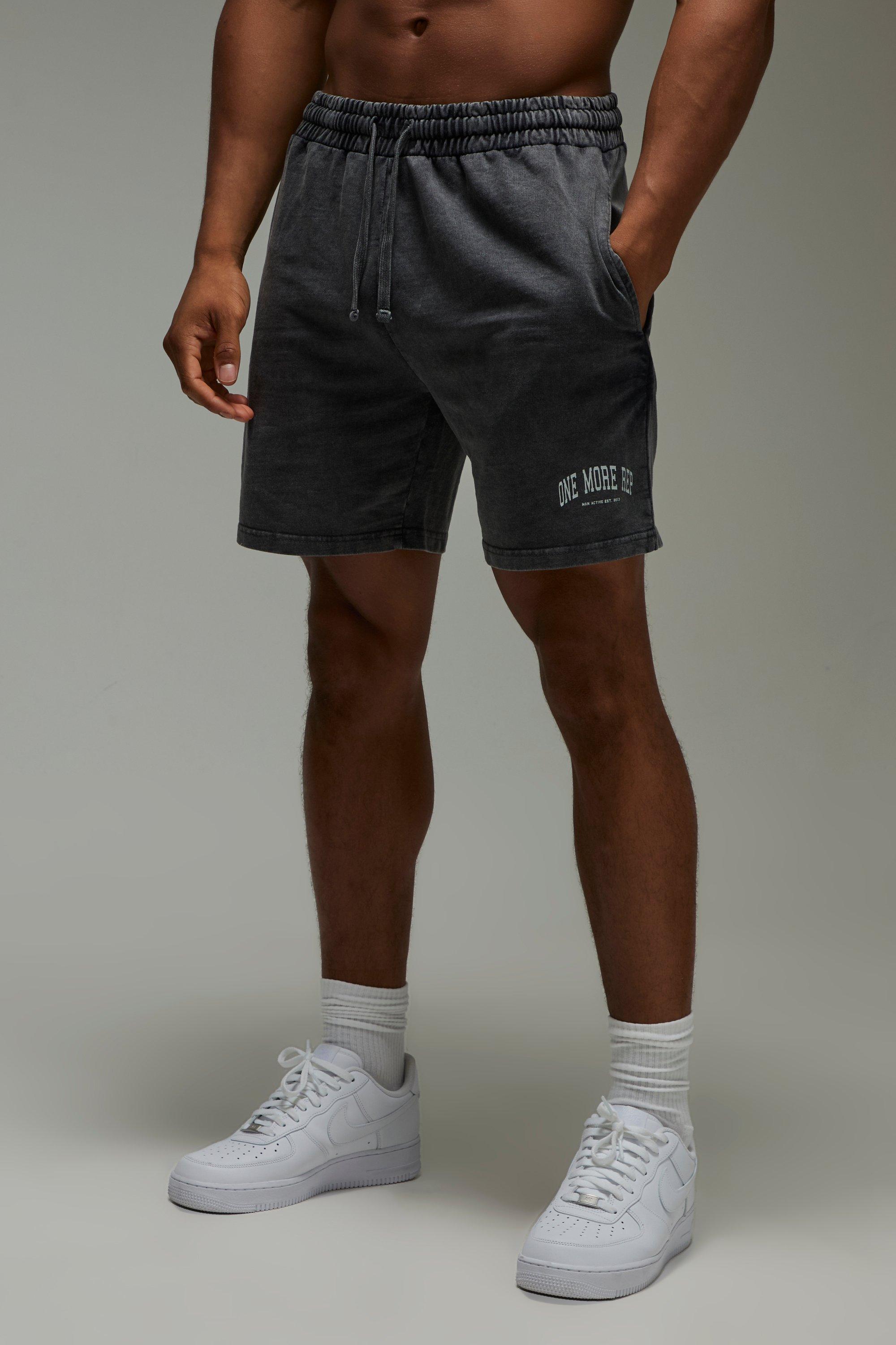 Man Active One More Rep Loose Fit 5inch Washed Short