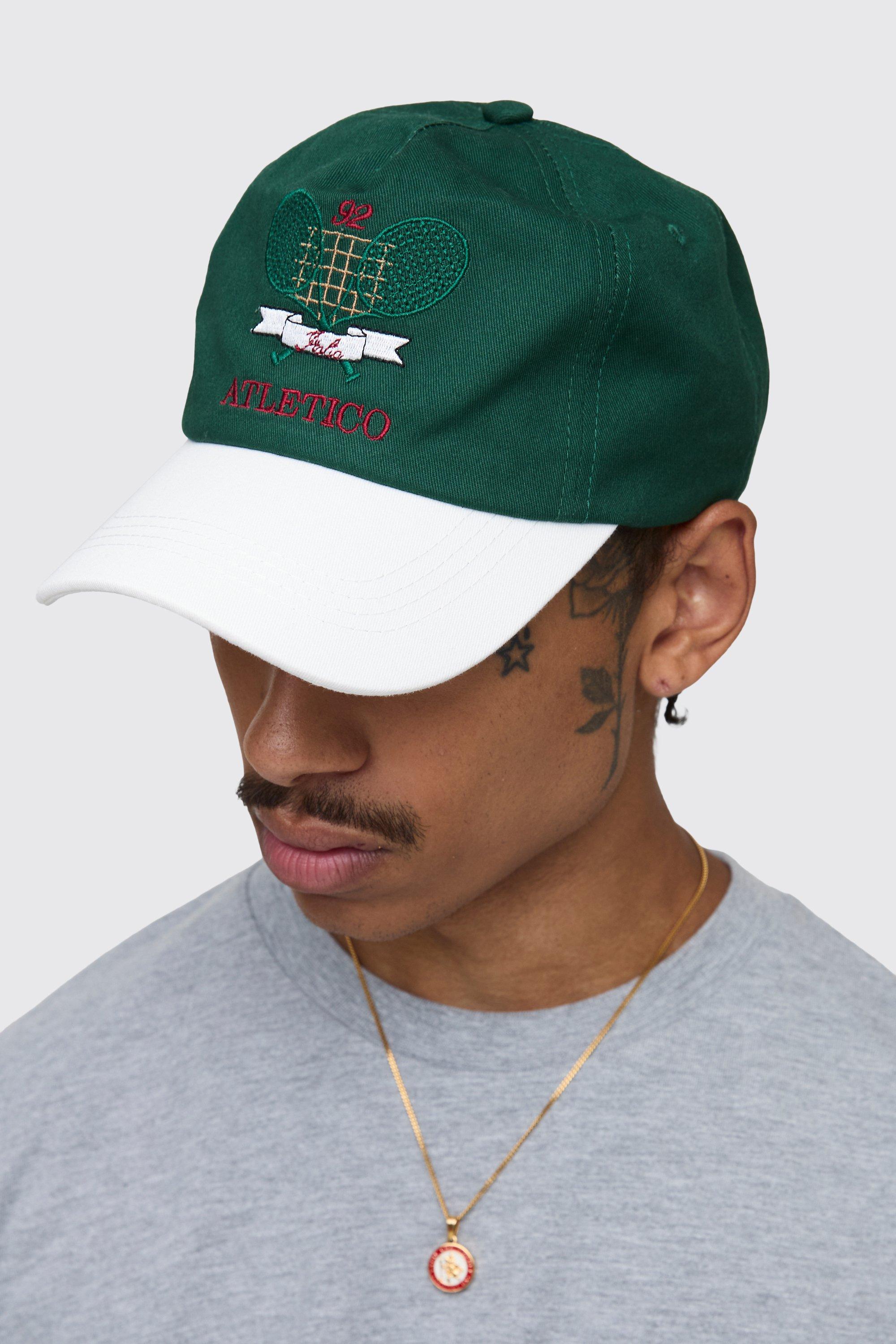 Image of Cappello da baseball con ricamo Tennis Athletic, Verde
