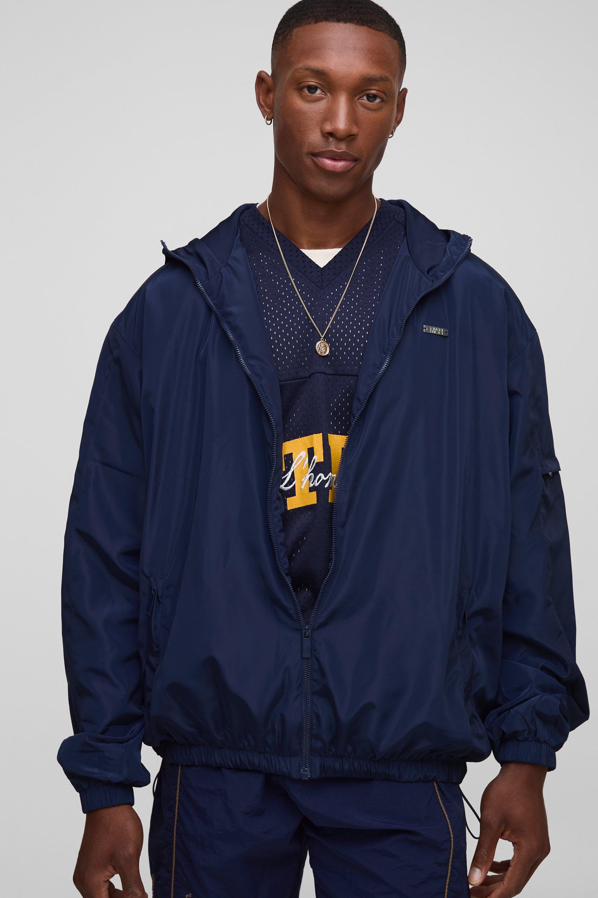 boohooMAN ジャケット メンズ ネイビー Men's Navy Jackets | Men's Navy Coats | boohooMAN USA