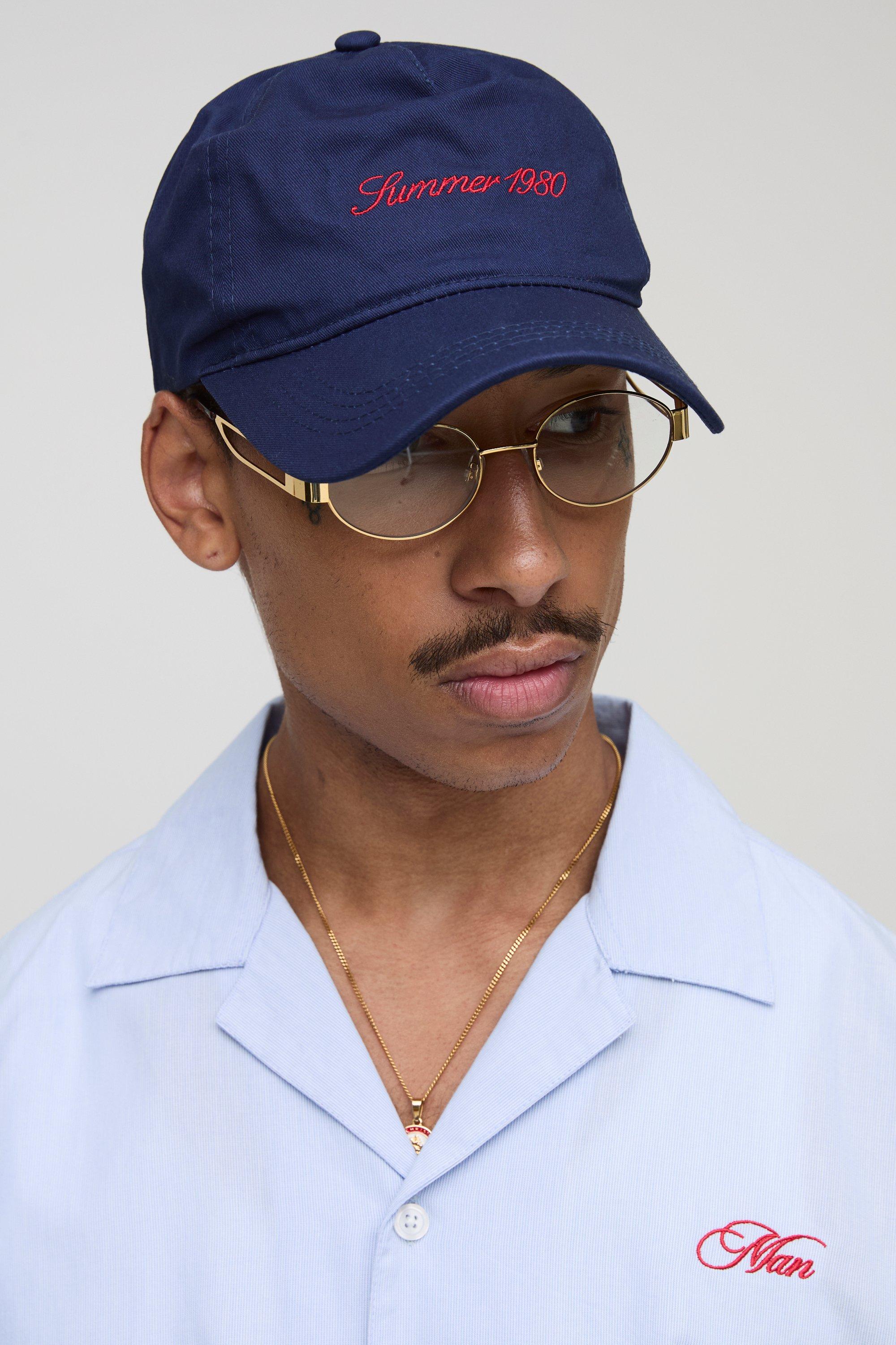 Image of Cappello da baseball con ricamo Homme, Navy