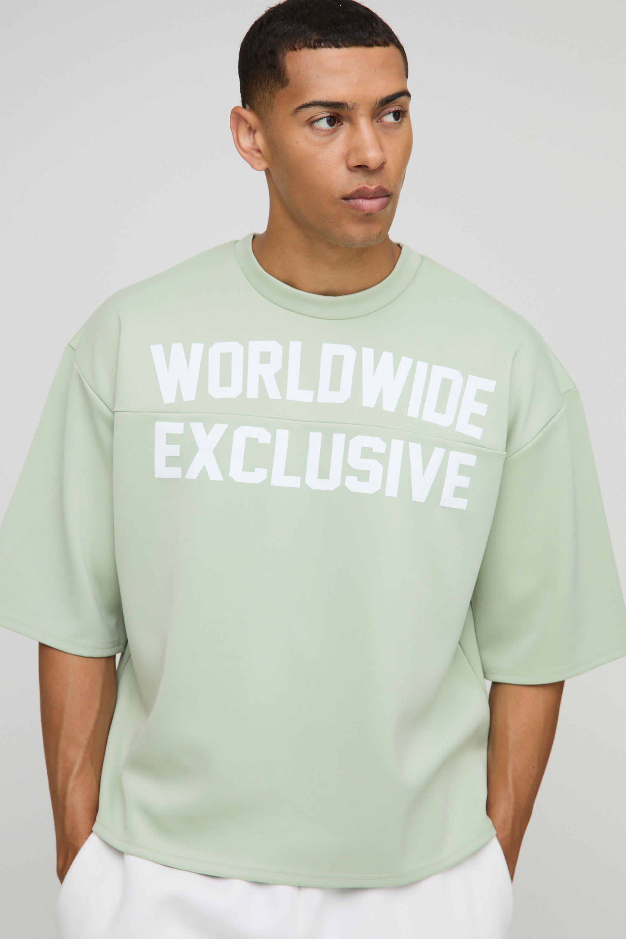 ◆ boohoo ◆オーバーサイズワールドワイドモナコTシャツ Plus Oversized Monaco Limited Edition T-shirt | boohooMAN USA