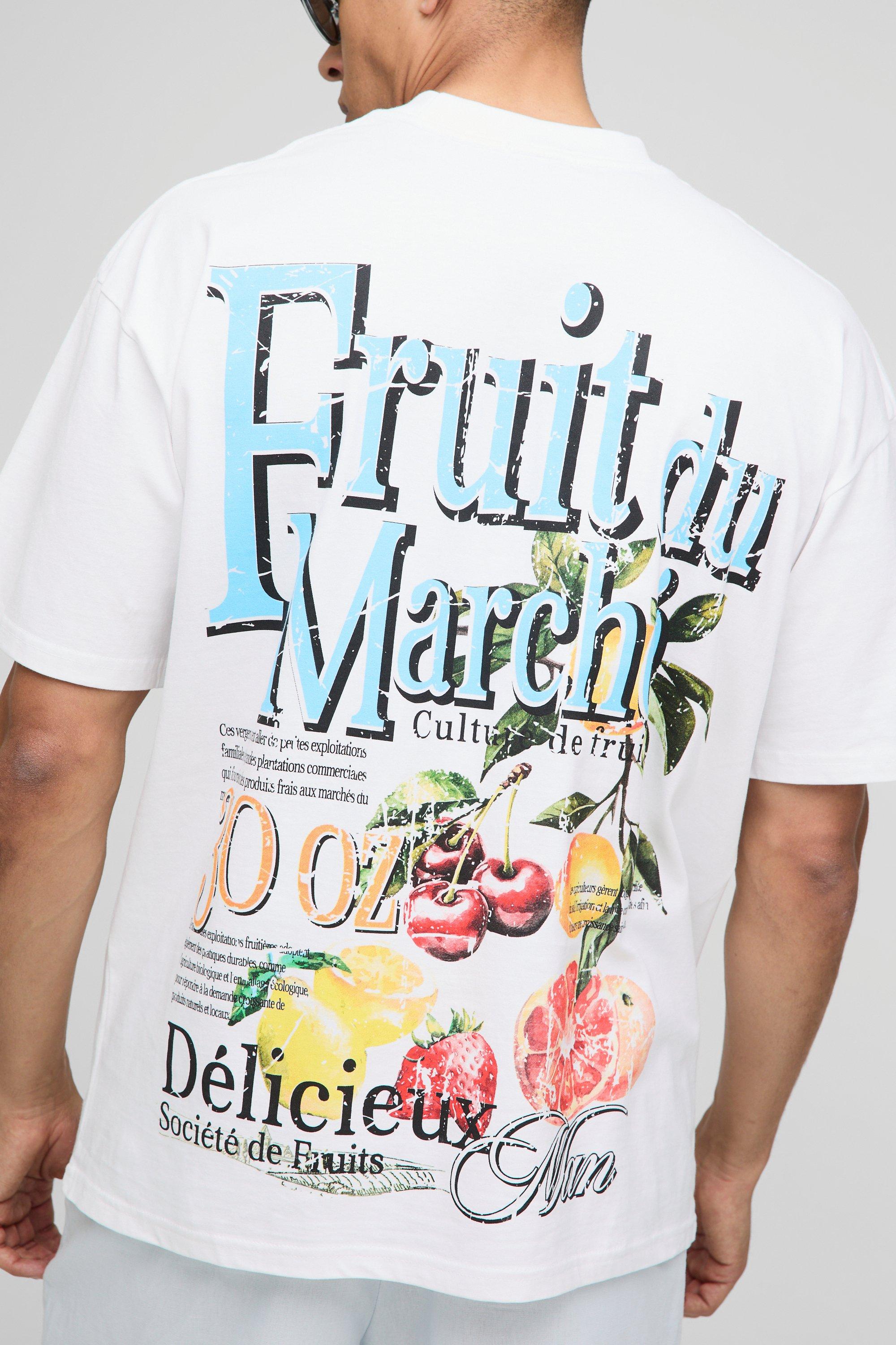 【Paragraph】25SS★ No.30 DIRTY WASHED FRUIT T SHIRT HEARTS ON FIRE