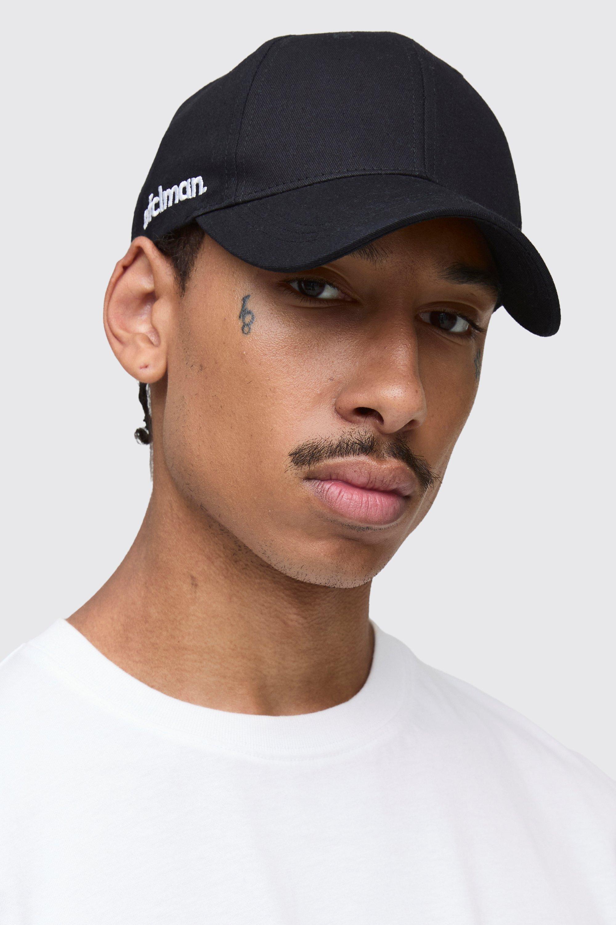 Image of Cappello da baseball MAN in twill, Nero