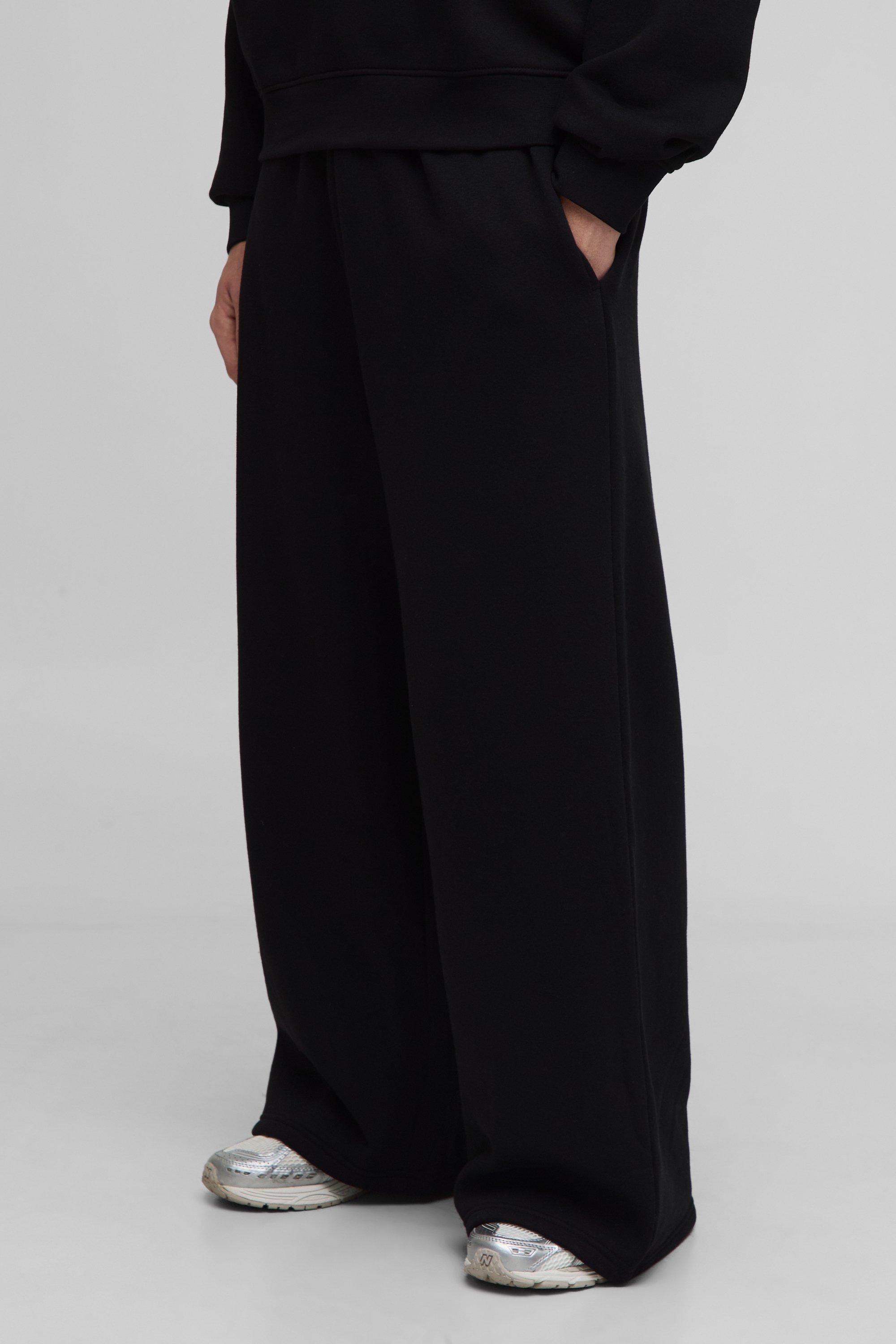 Image of Basic Extreme Wide Leg Jogger, Nero
