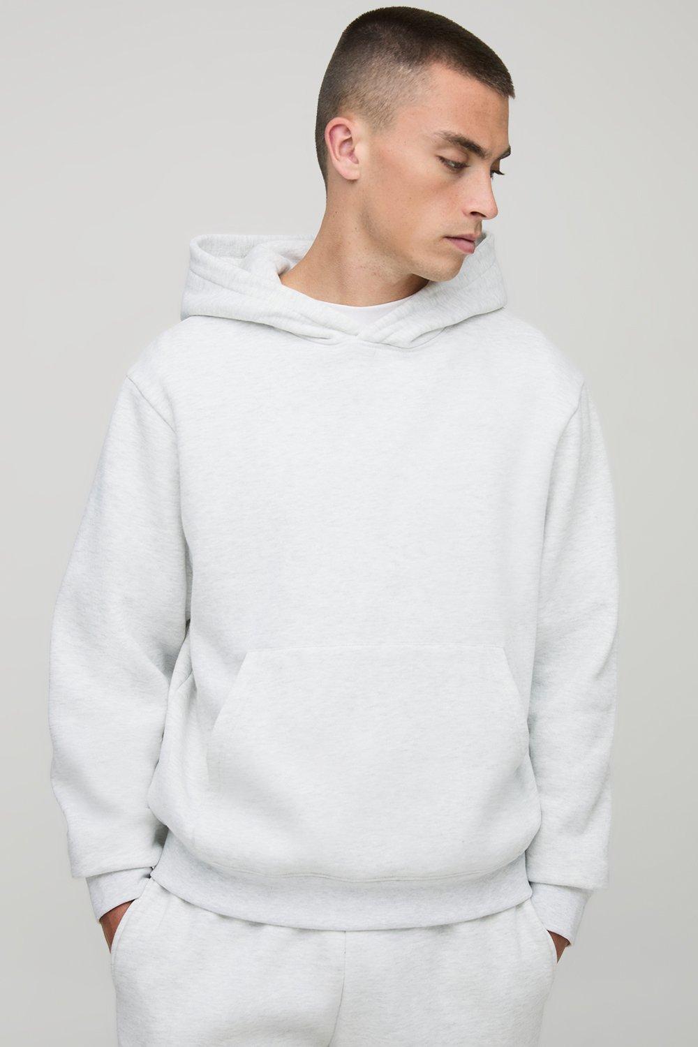Image of Basic Boxy Over the Head Hoodie, Grigio