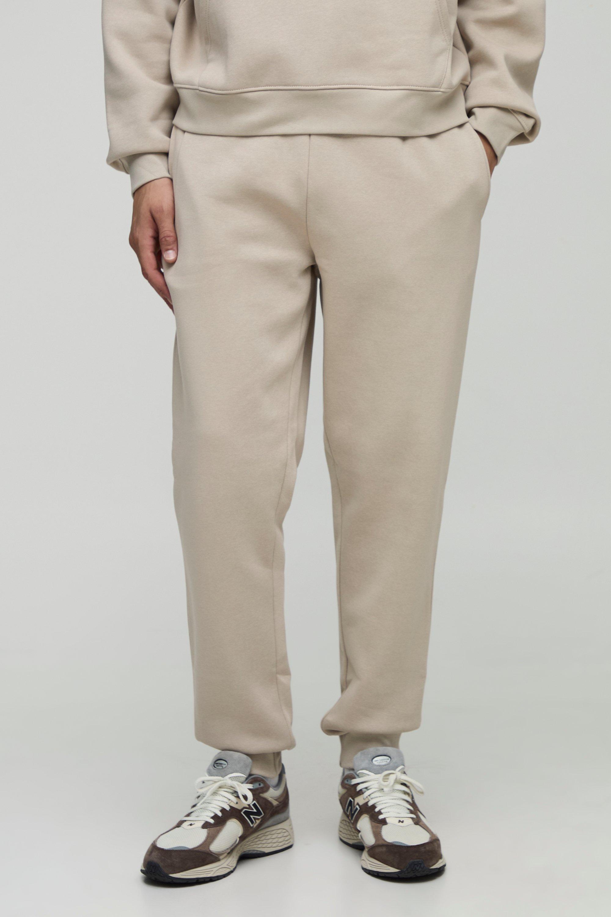 Image of Basic Regular Fit Jogger, Beige