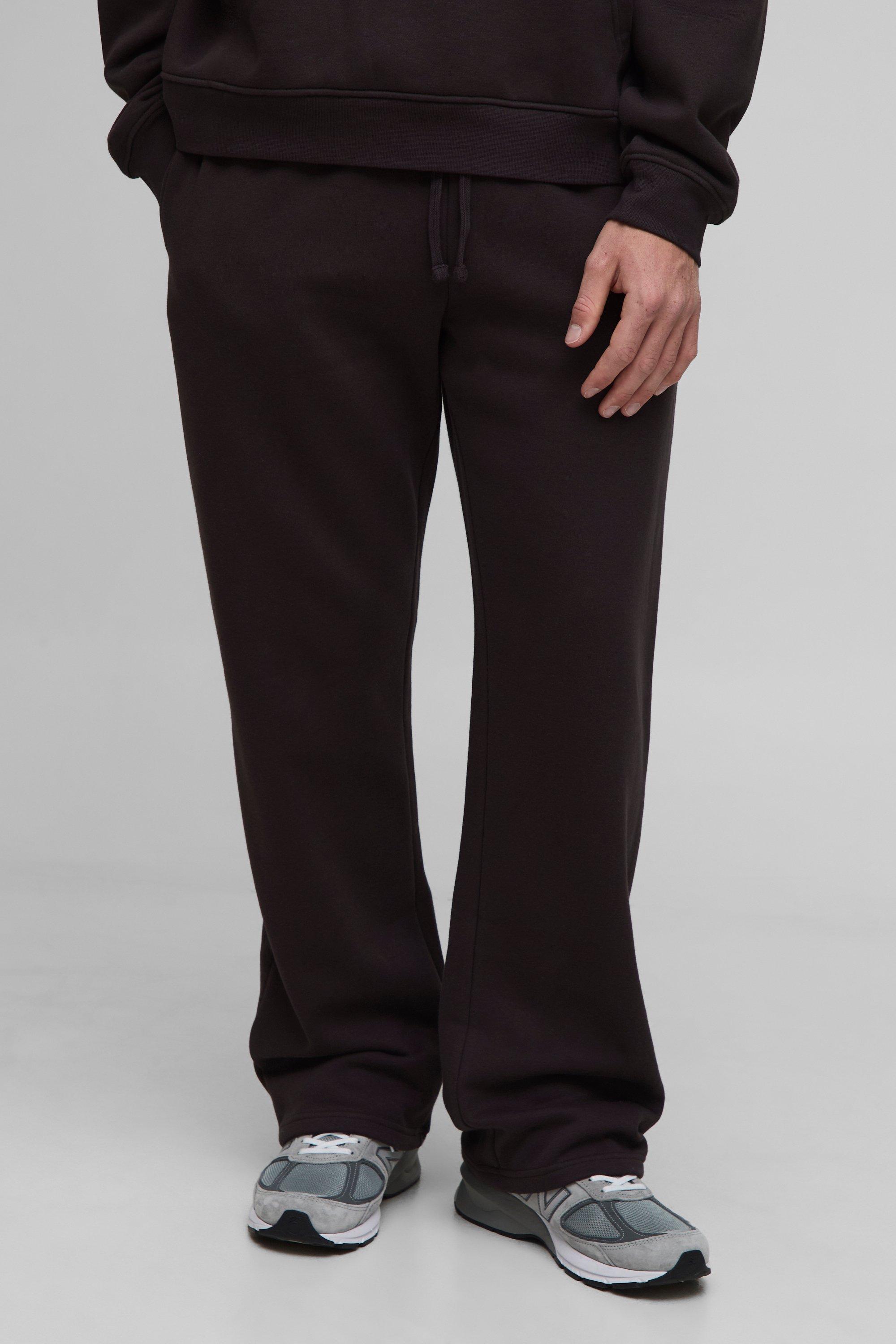 Image of Basic Straight Leg Jogger, Brown