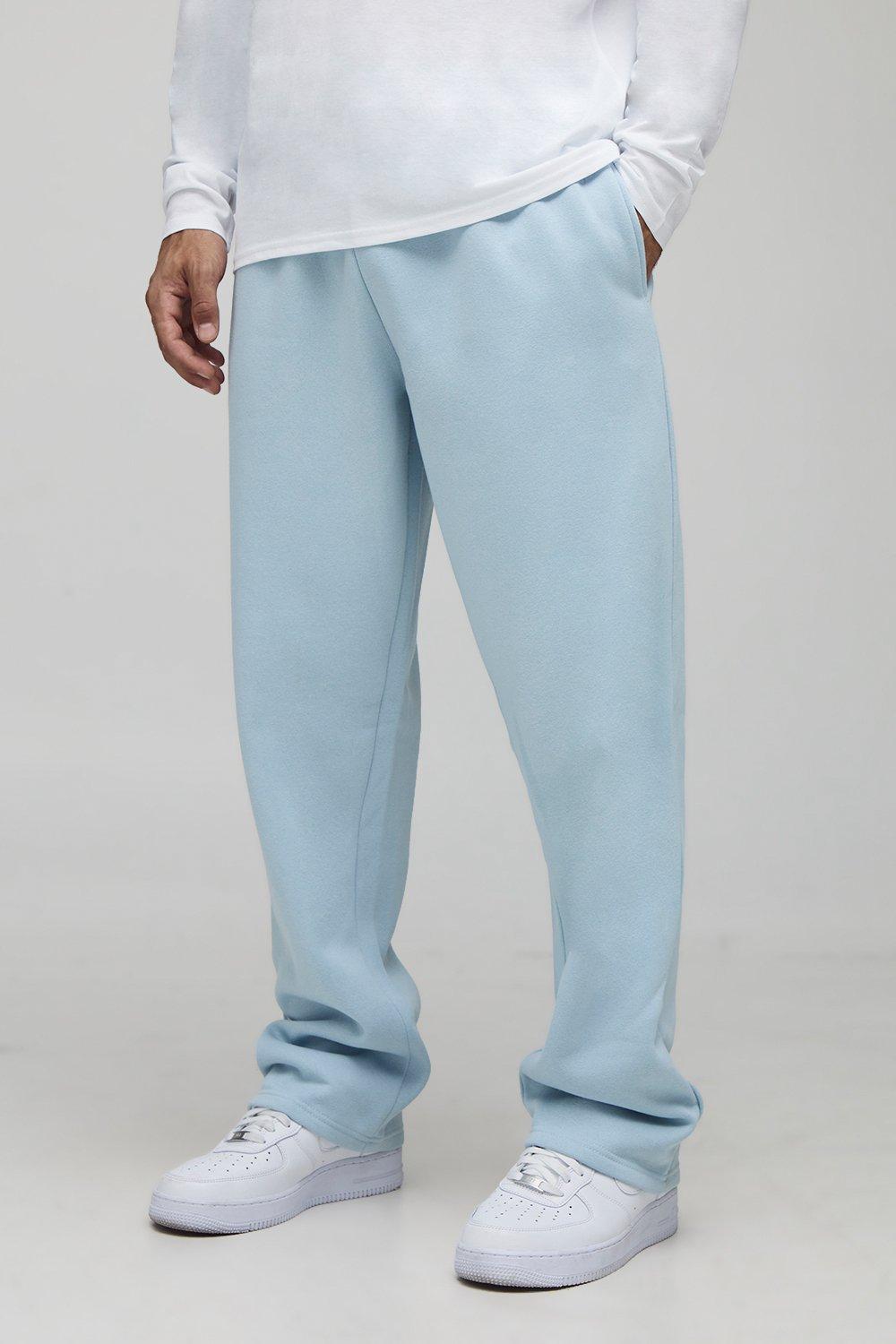 Mens Blue Basic Straight Leg Jogger, Blue