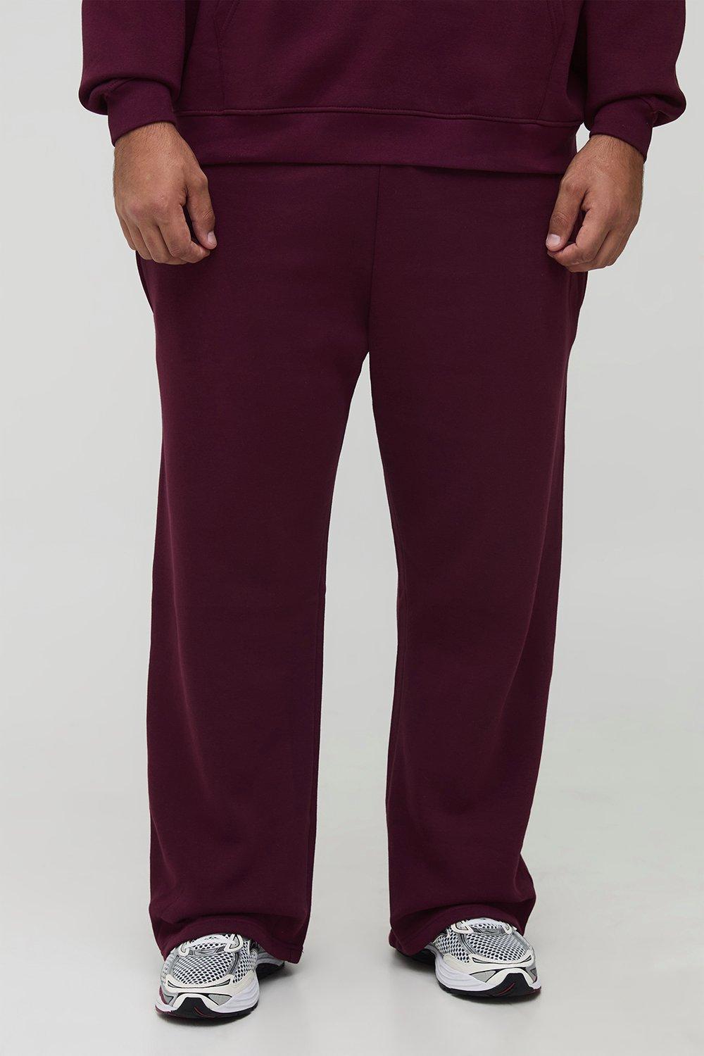 Image of Plus Basic Straight Leg Jogger, Rosso