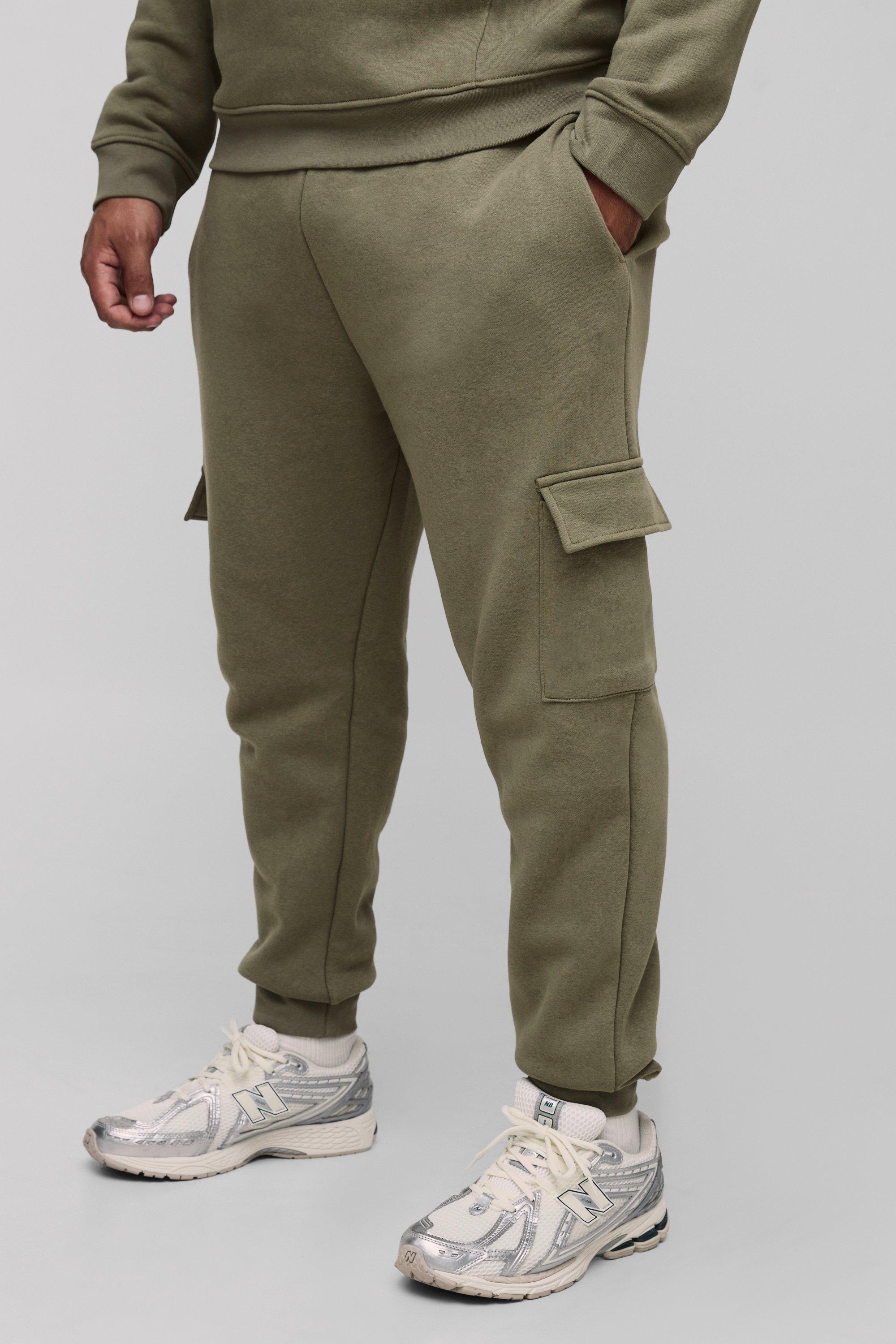 Image of Plus Basic Skinny Fit Cargo Jogger, Verde