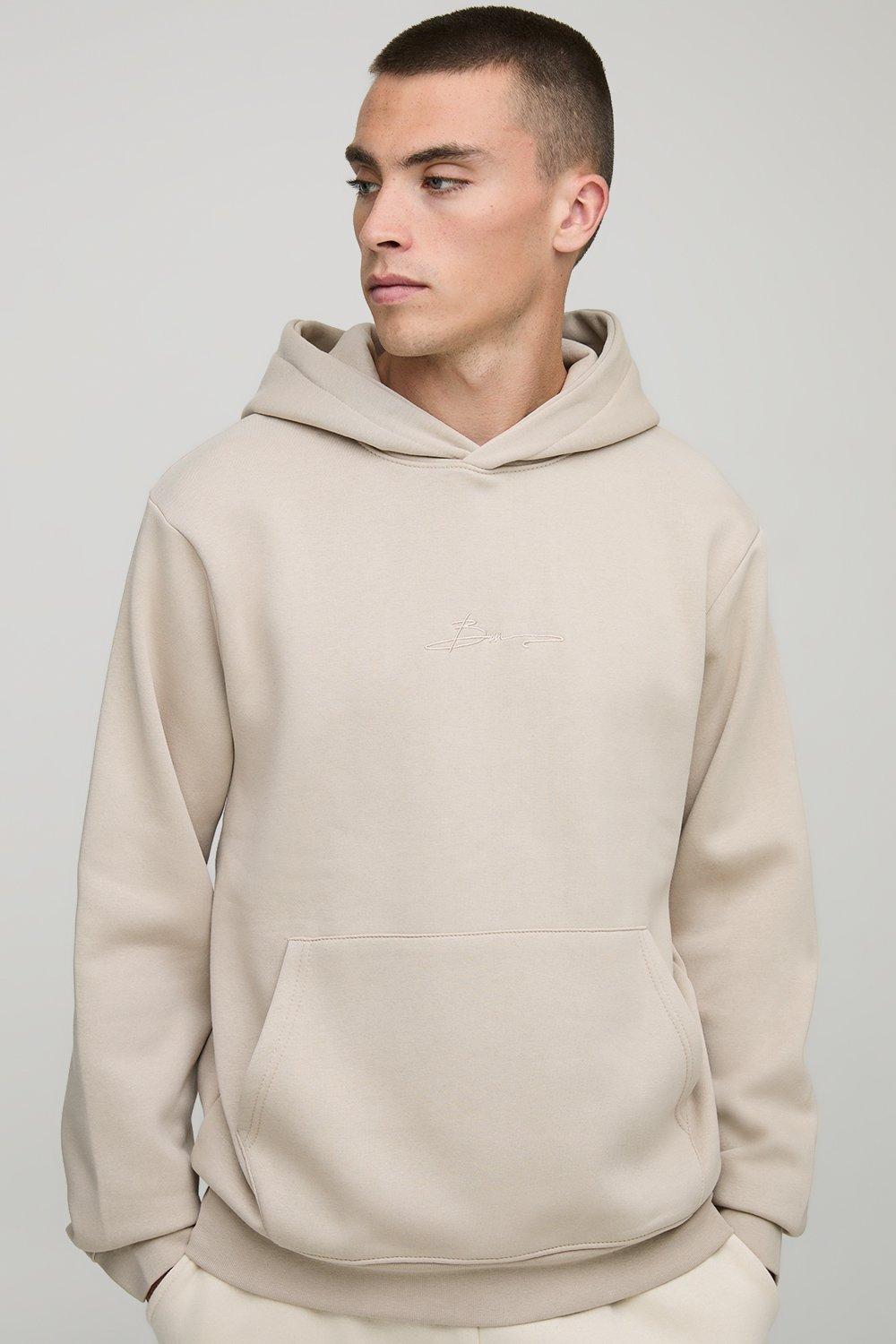 Image of Basic Oversized Over the Head Hoodie, Beige