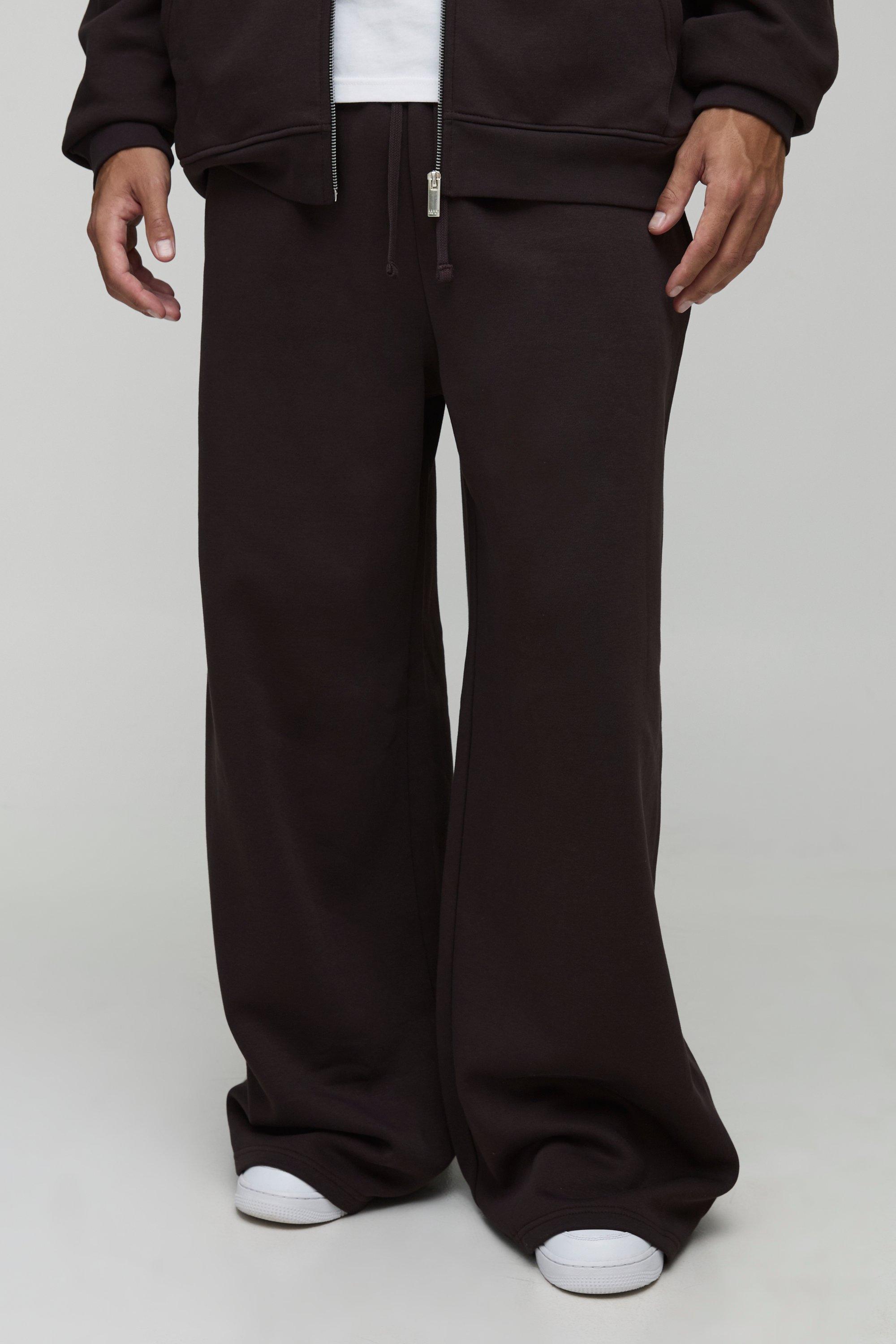 Image of Tall Basic Extreme Wide Leg Jogger, Brown