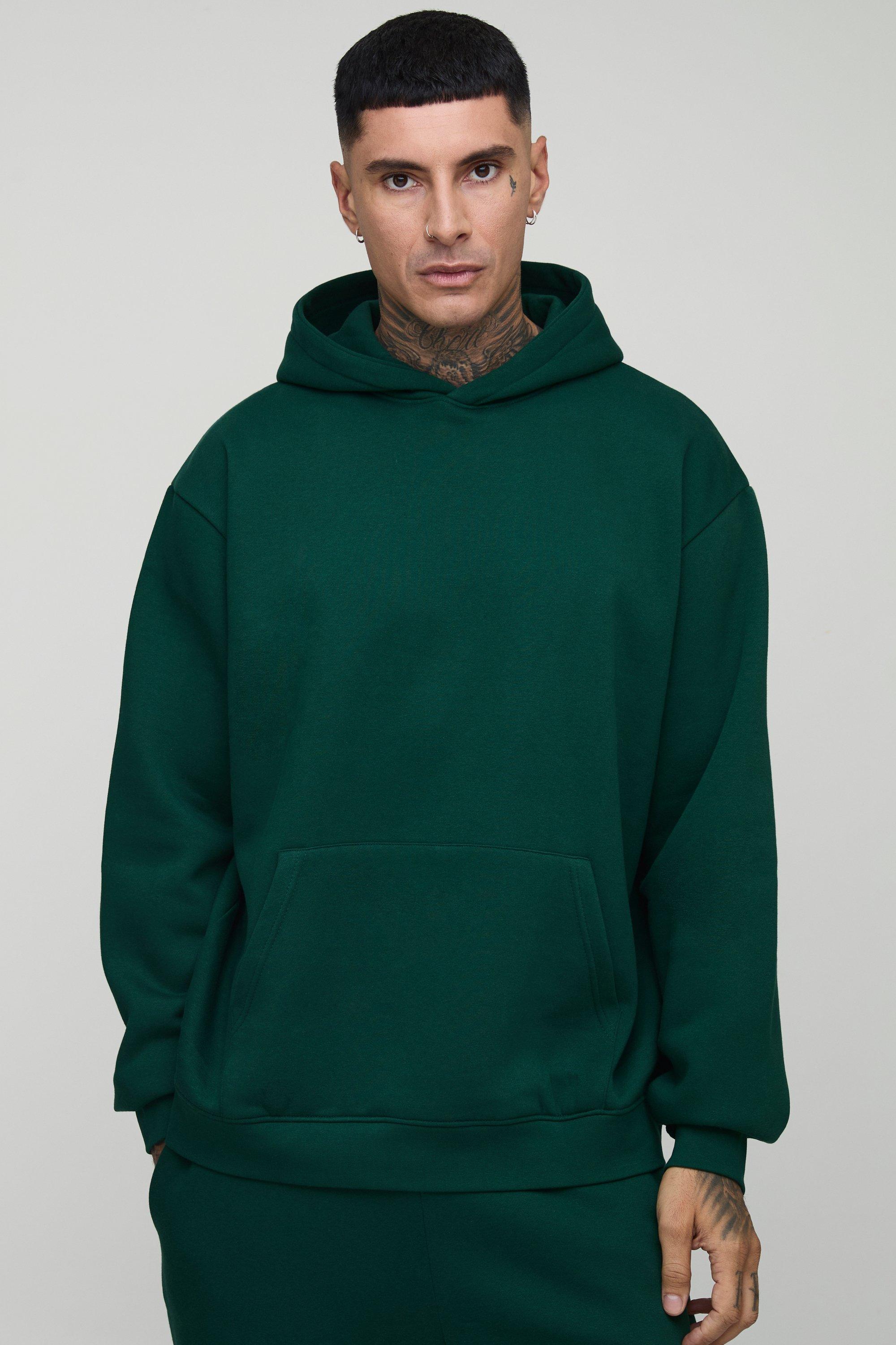 Image of Tall Basic Oversized Over the Head Hoodie, Verde