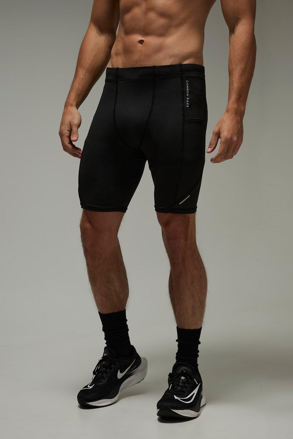 Image of Common Pace Running Performance Half Tight, Nero