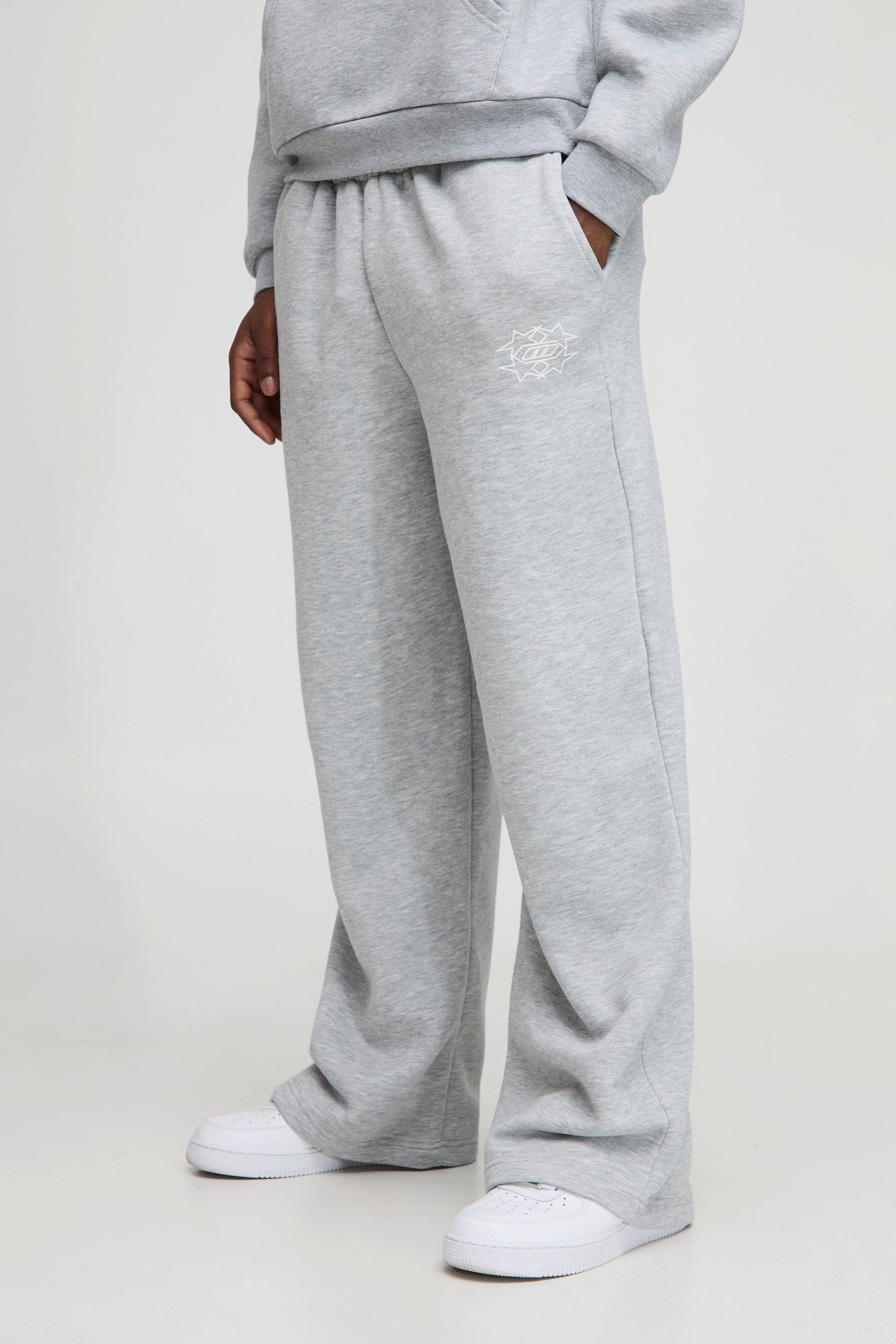 Image of Wide Leg M Star Joggers, Grigio