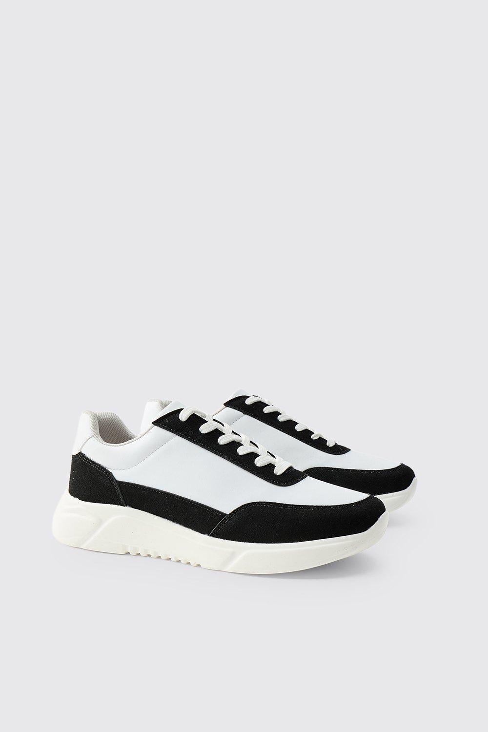 Image of Chunky Panel Trainers, Bianco
